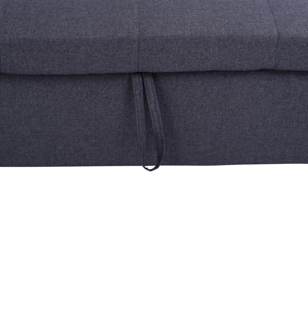 ΚΑΝΑΠΕΣ ΓΩΝΙΑ ΚΡΕΒΑΤΙ WAYNE 224x147x85Υεκ. HM3028.11 ΓΚΡΙ ΥΦΑΣΜΑ