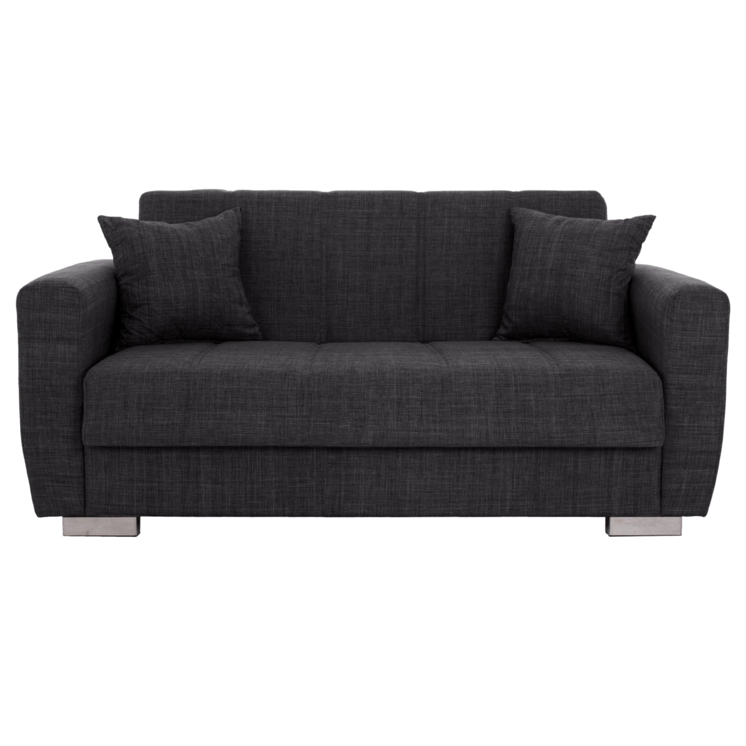 ΚΑΝΑΠΕΣ ΚΡΕΒΑΤΙ POLYA ΔΙΘΕΣΙΟΣ ΓΚΡΙ HM3241.03 153x87x77Υεκ.