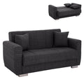 ΚΑΝΑΠΕΣ ΚΡΕΒΑΤΙ POLYA ΔΙΘΕΣΙΟΣ ΓΚΡΙ HM3241.03 153x87x77Υεκ.