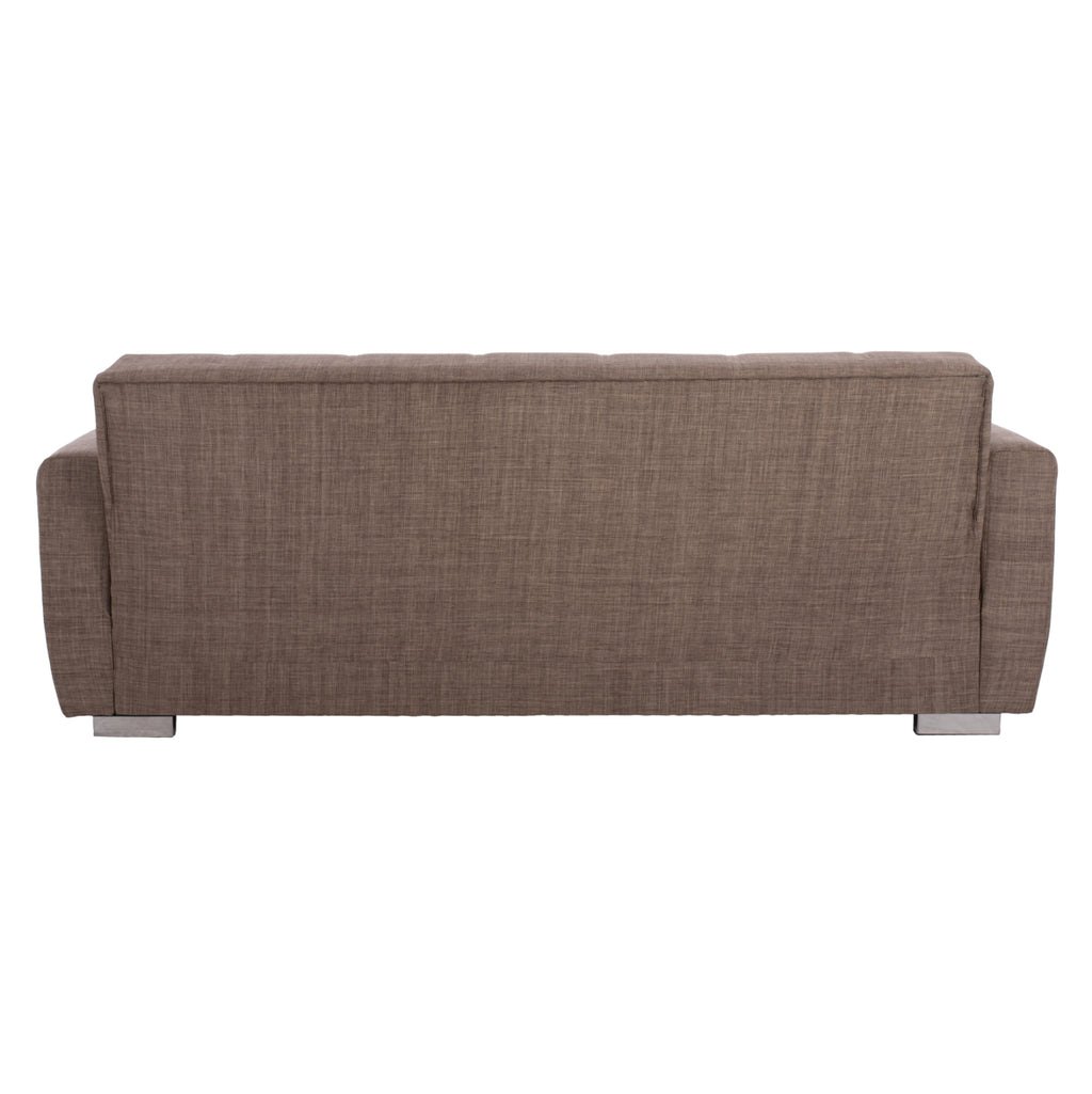 ΚΑΝΑΠΕΣ ΚΡΕΒΑΤΙ POLYA ΤΡΙΘΕΣΙΟΣ ΚΑΦΕ HM3240.02 215x80x77 εκ.