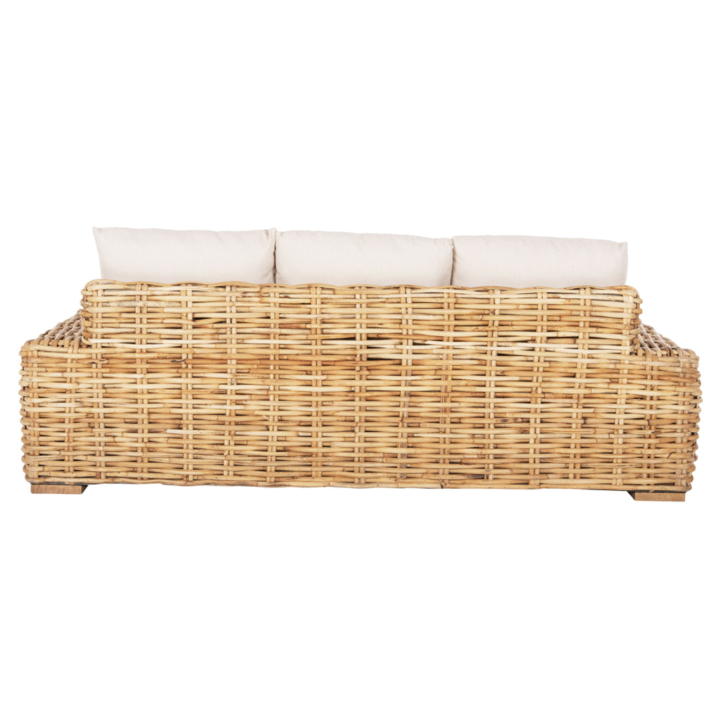ΚΑΝΑΠΕΣ ΤΡΙΘΕΣΙΟΣ ΕΞ.ΧΩΡΟΥ TROPEL HM9808 ΞΥΛΟ MANGO-RATTAN ΦΥΣΙΚΟ-ΛΕΥΚΑ ΜΑΞΙΛΑΡΙΑ 216x88x85Υεκ