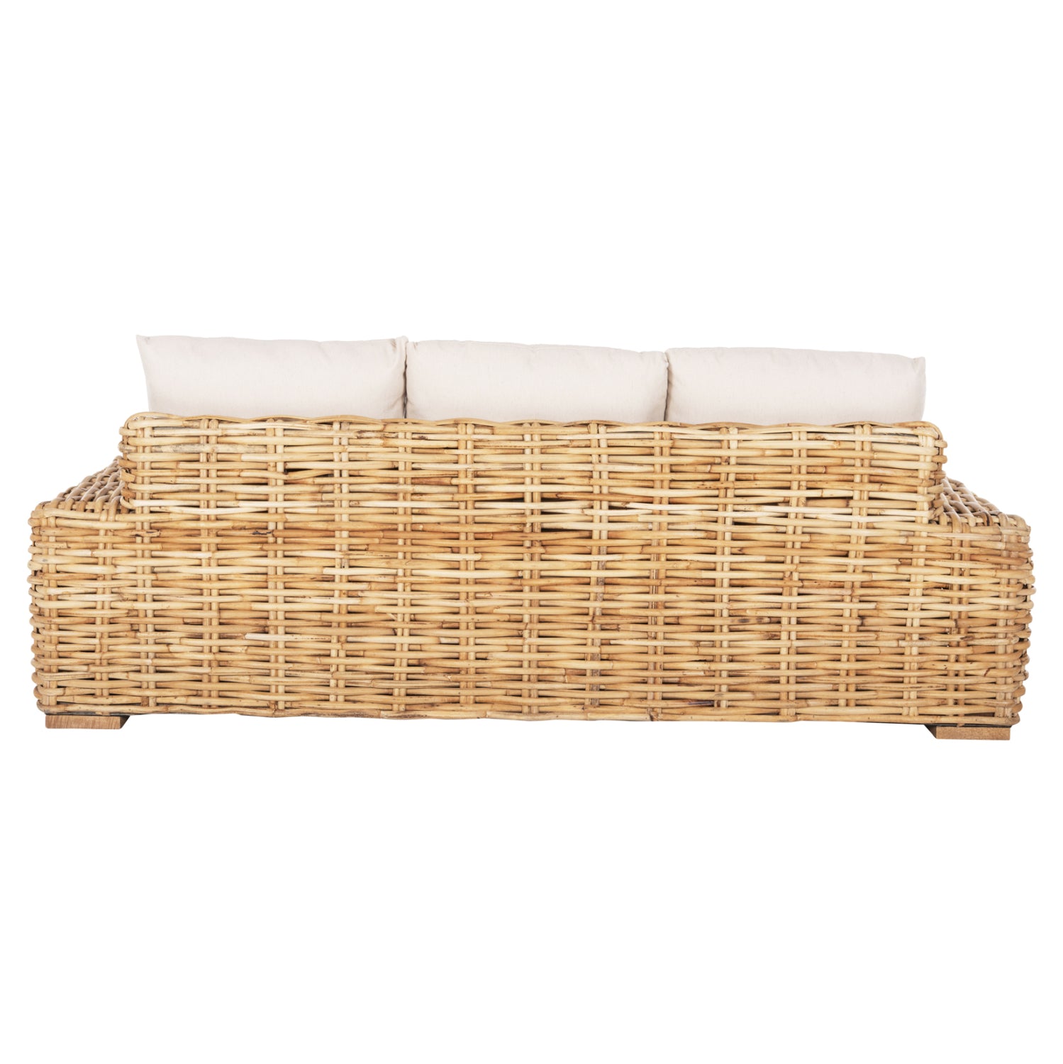 ΚΑΝΑΠΕΣ ΤΡΙΘΕΣΙΟΣ ΕΞ.ΧΩΡΟΥ TROPEL HM9808 ΞΥΛΟ MANGO-RATTAN ΦΥΣΙΚΟ-ΛΕΥΚΑ ΜΑΞΙΛΑΡΙΑ 216x88x85Υεκ