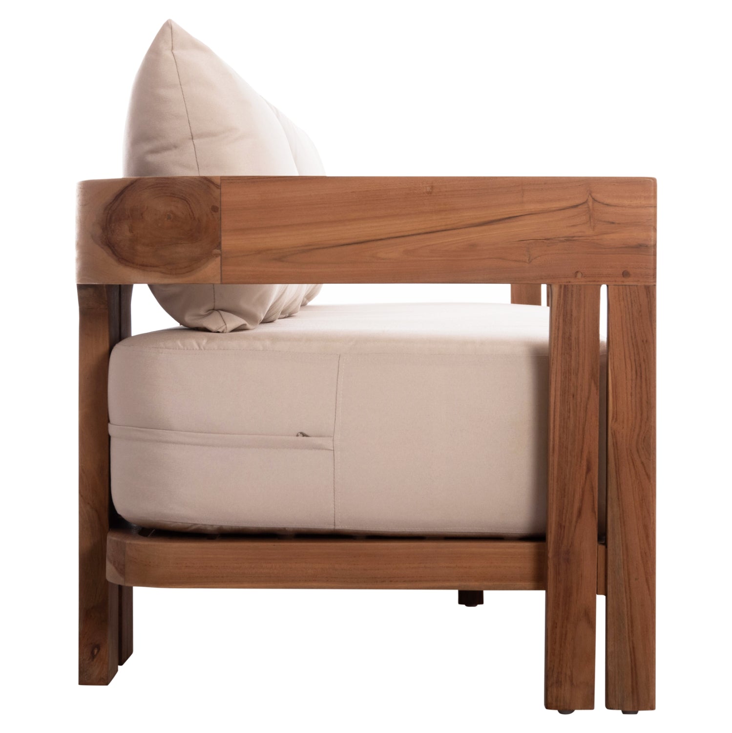 ΚΑΝΑΠΕΣ ΤΡΙΘΕΣΙΟΣ ΣΕΙΡΑ KIOTO HM6382 ΞΥΛΟ TEAK ΦΥΣΙΚΟ-ΜΠΕΖ ΜΑΞΙΛΑΡΙΑ 210x74x72Υεκ.