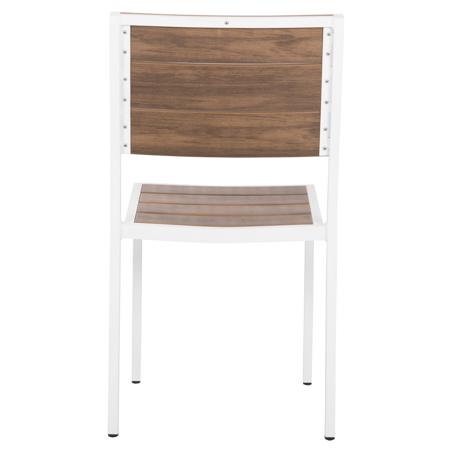 ΚΑΡΕΚΛΑ ΑΛΟΥΜΙΝΙΟΥ SAGA HM6063.01 ΛΕΥΚΗ ΜΕ POLYWOOD 46x52x86Υεκ.
