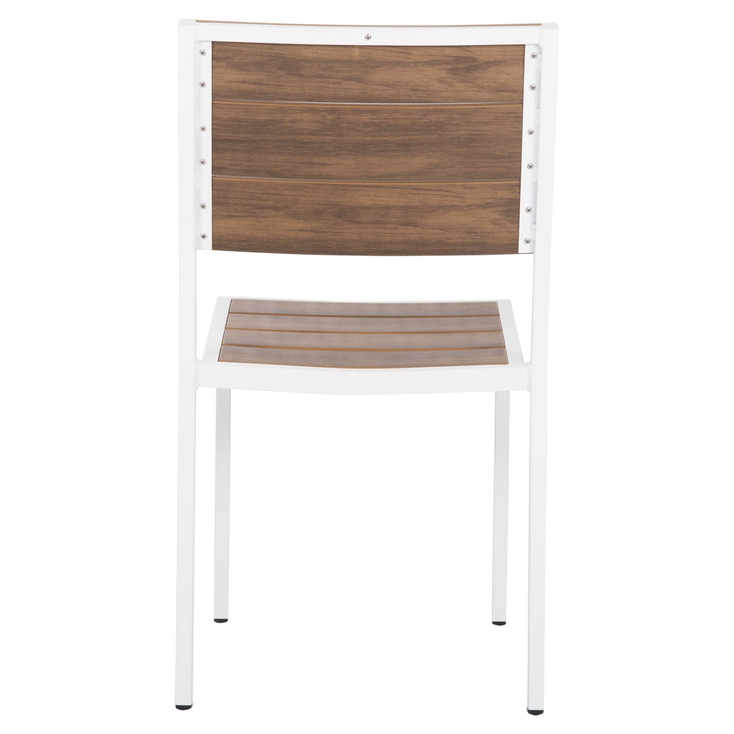 ΚΑΡΕΚΛΑ ΑΛΟΥΜΙΝΙΟΥ SAGA HM6063.01 ΛΕΥΚΗ ΜΕ POLYWOOD 46x52x86Υεκ.