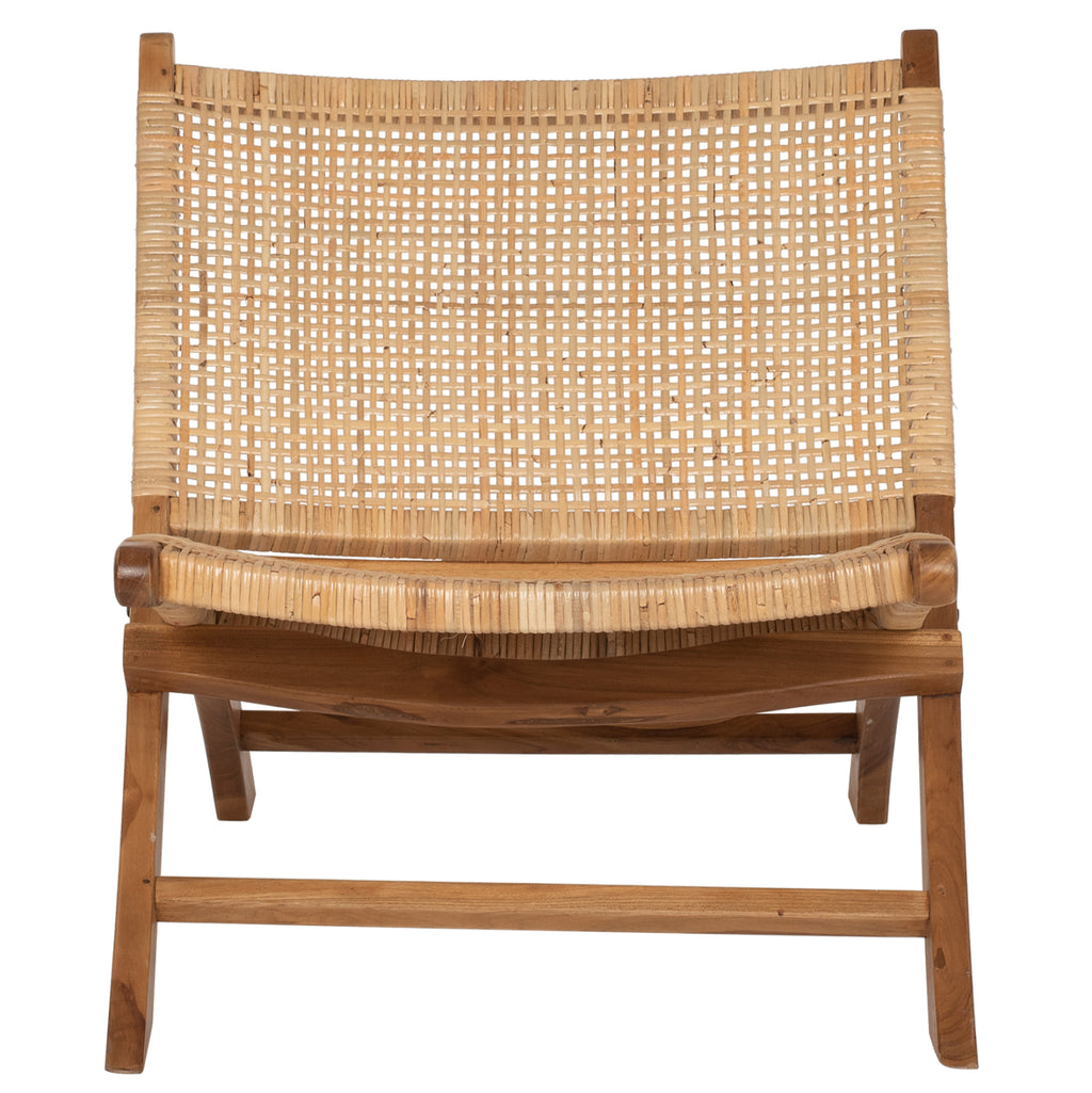 ΚΑΡΕΚΛΑ LOUNGE ΑΝΑΔΙΠΛΟΥΜΕΝΗ ANTIL HM9379.01 ΜΑΣΙΦ ΞΥΛΟ ΤEAK ΦΥΣΙΚΟ 66x77x67Yεκ.