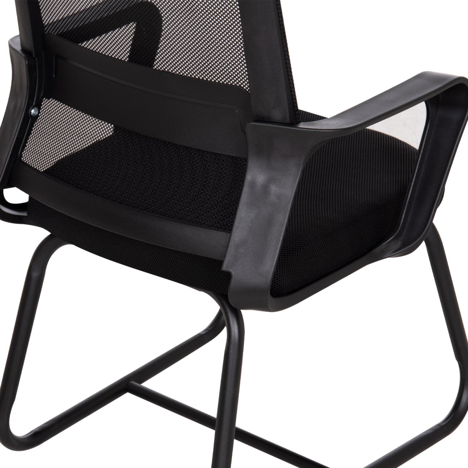 ΚΑΡΕΚΛΑ ΕΠΙΣΚΕΠΤΗ CASTER HM1228.01 PP--MESH--ΜΕΤΑΛΛΟ ΜΑΥΡΟ 46x52x94Υεκ