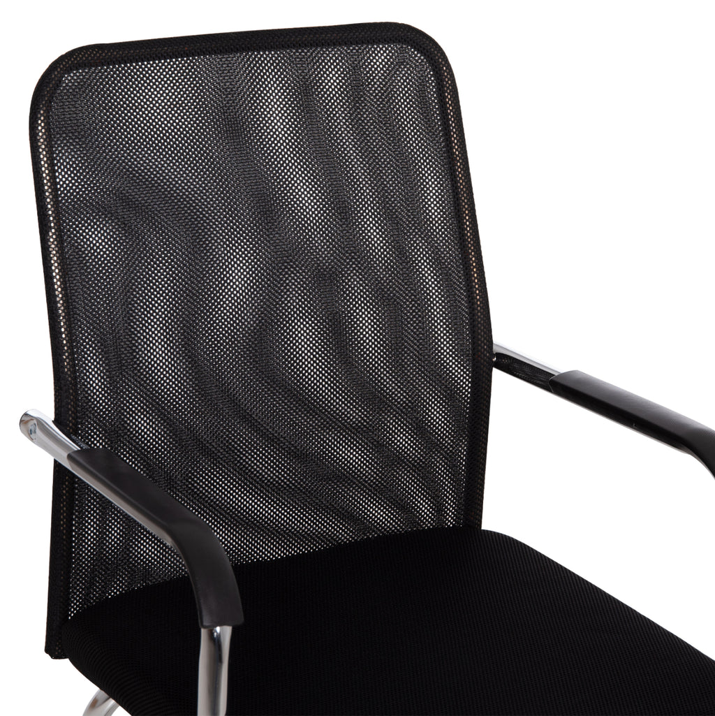 ΚΑΡΕΚΛΑ ΕΠΙΣΚΕΠΤΗ STED HM1232.01 ΜΑΥΡO MESH--ΠΟΔΙΑ/ΜΠΡΑΤΣΑ ΧΡΩΜΙΟΥ 55x59x89Υεκ