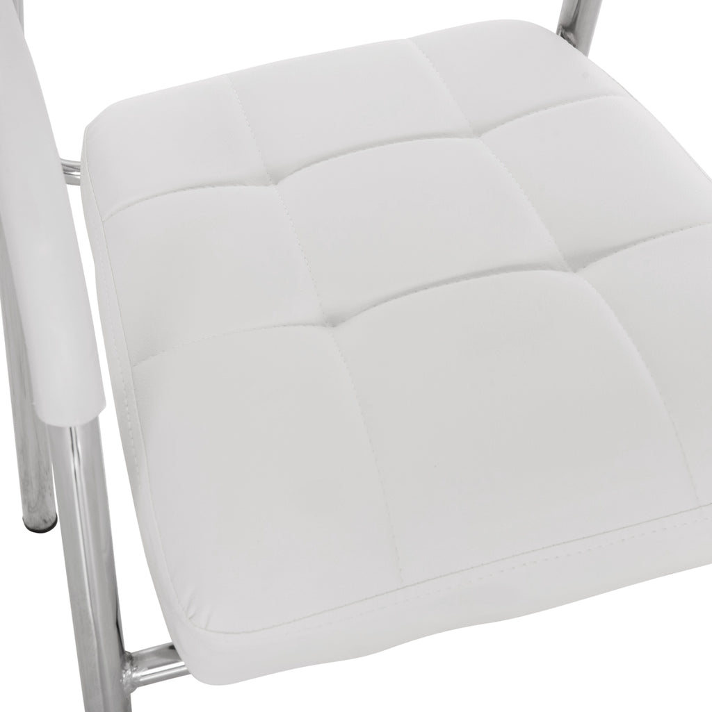 ΚΑΡΕΚΛΑ ΓΡΑΦΕΙΟΥ ΕΠΙΣΚΕΠΤΟΥ OBERON HM1018.02 ΑΣΠΡΟ PU 51x52x88Yεκ.