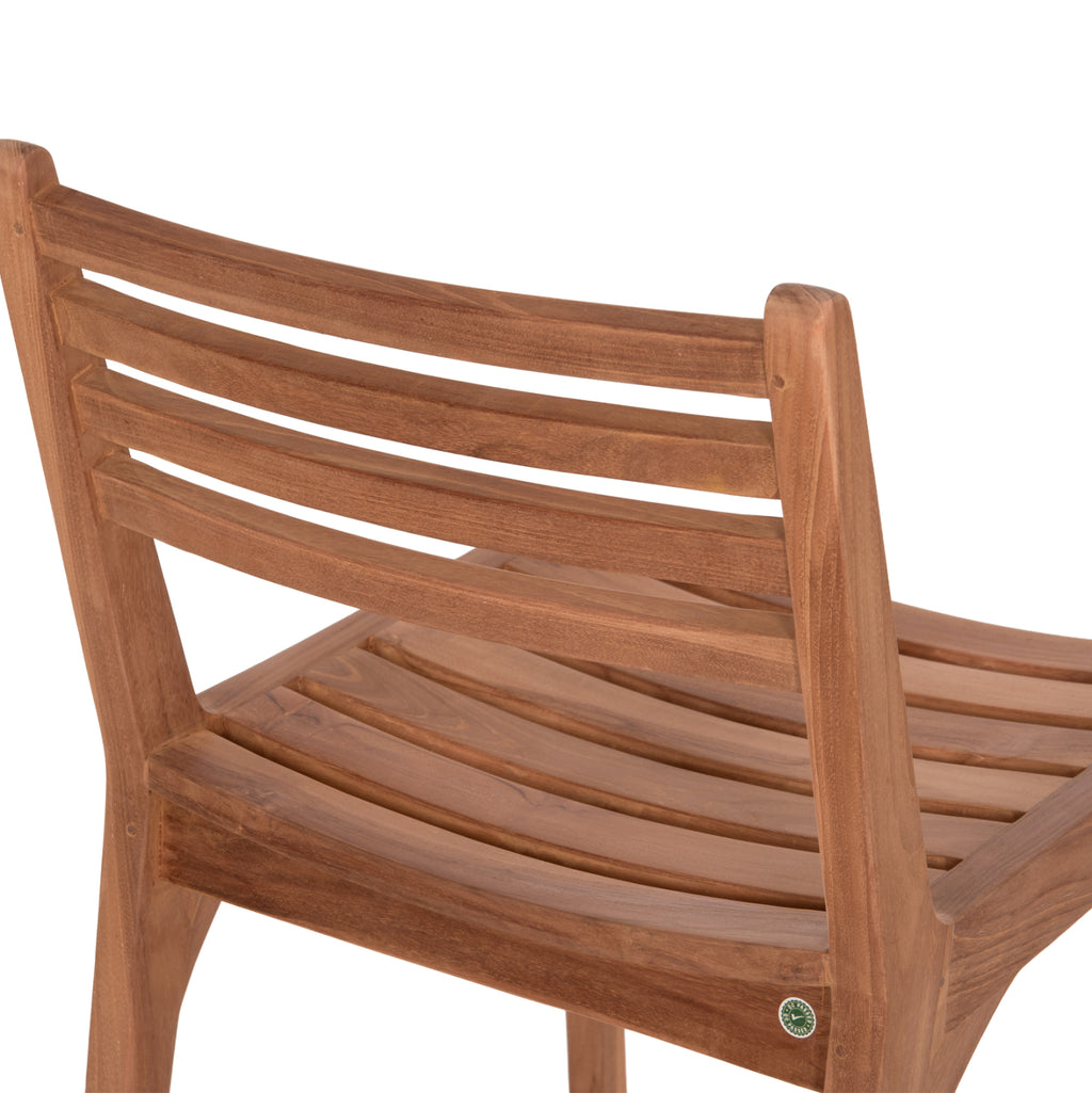 ΚΑΡΕΚΛΑ ΕΞΩΤ.ΧΩΡΟΥ PAVEL HM6615 ΞΥΛΟ TEAK--ΦΥΣΙΚΟ ΧΡΩΜΑ 46x54x78Υεκ.
