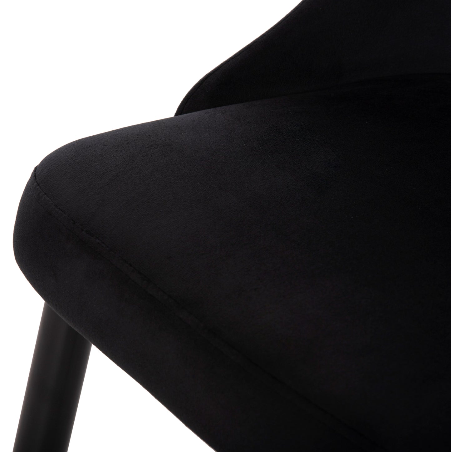 ΚΑΡΕΚΛΑ SERENITY HM8527.14 ΒΕΛΟΥΔΟ ΜΑΥΡΟ ΜΕ ΜΑΥΡΑ ΜΕΤΑΛΛΙΚΑ ΠΟΔΙΑ 51x54x83,5Υεκ.