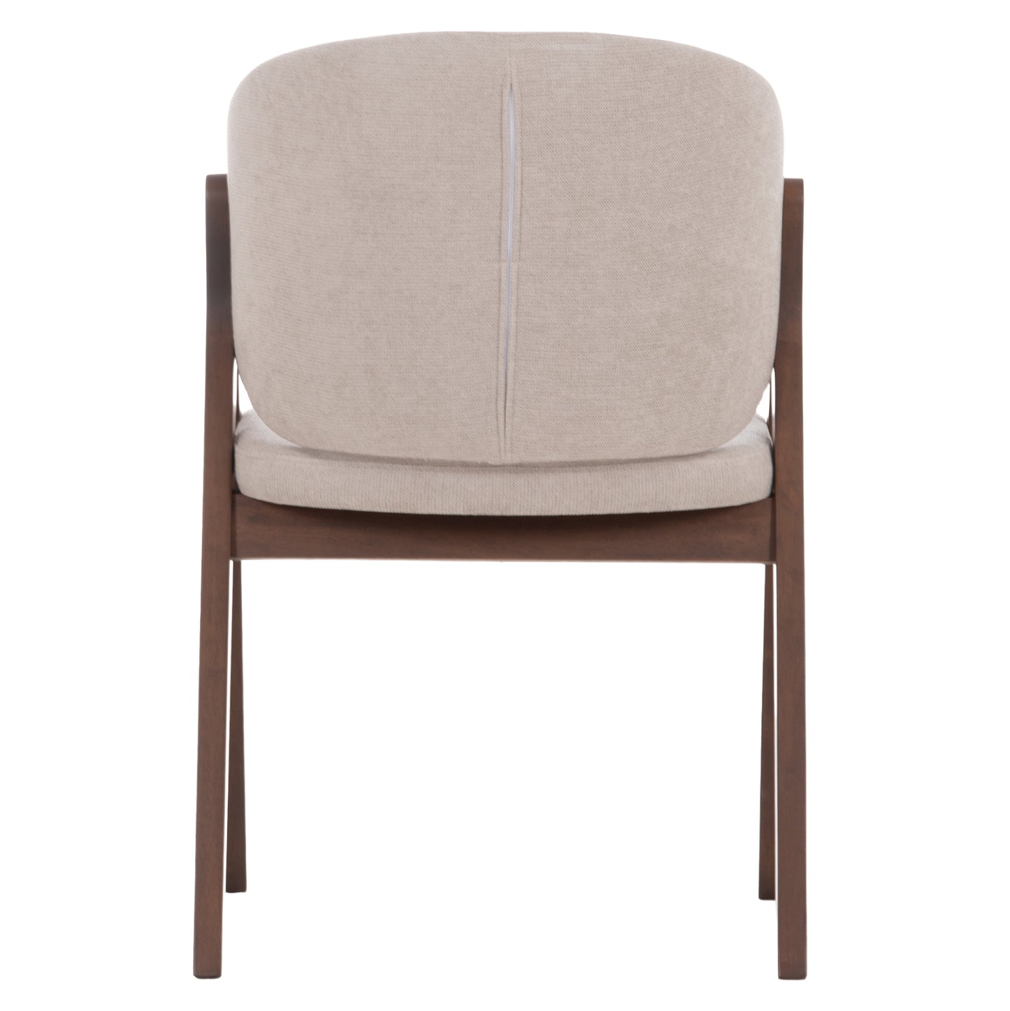 ΚΑΡΕΚΛΑ HANA HM9746.11 RUBBERWOOD ΣΕ ΚΑΡΥΔΙ ΧΡΩΜΑ-ΜΠΕΖ ΥΦΑΣΜΑ 55,5x60x85Yεκ.