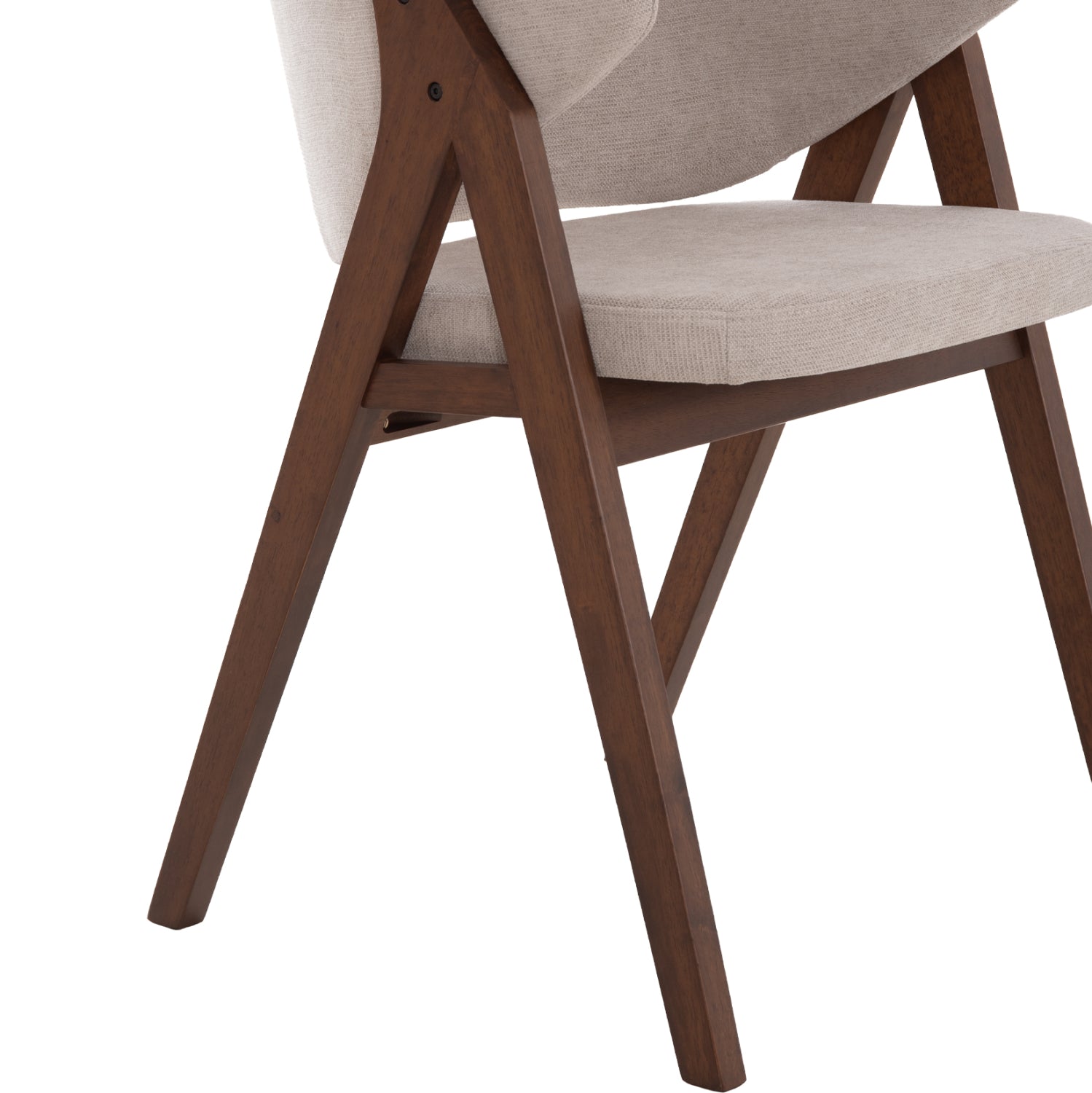 ΚΑΡΕΚΛΑ HANA HM9746.11 RUBBERWOOD ΣΕ ΚΑΡΥΔΙ ΧΡΩΜΑ-ΜΠΕΖ ΥΦΑΣΜΑ 55,5x60x85Yεκ.