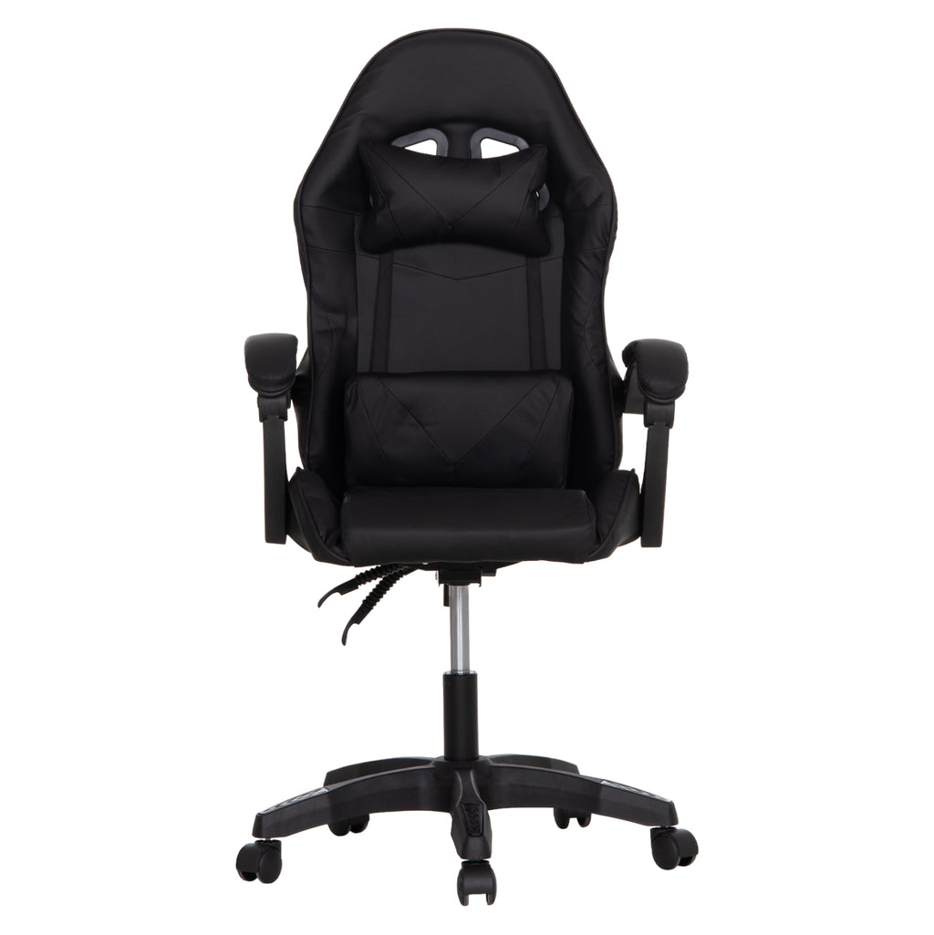 ΚΑΡΕΚΛΑ GAMING STRATUS HM1231.01 ΜΑΥΡΟ PVC--ΜΕ ΜΑΞIΛΑΡΑΚΙΑ ΜΕΣΗΣ/ΚΕΦΑΛΗΣ 60x59x117Υεκ