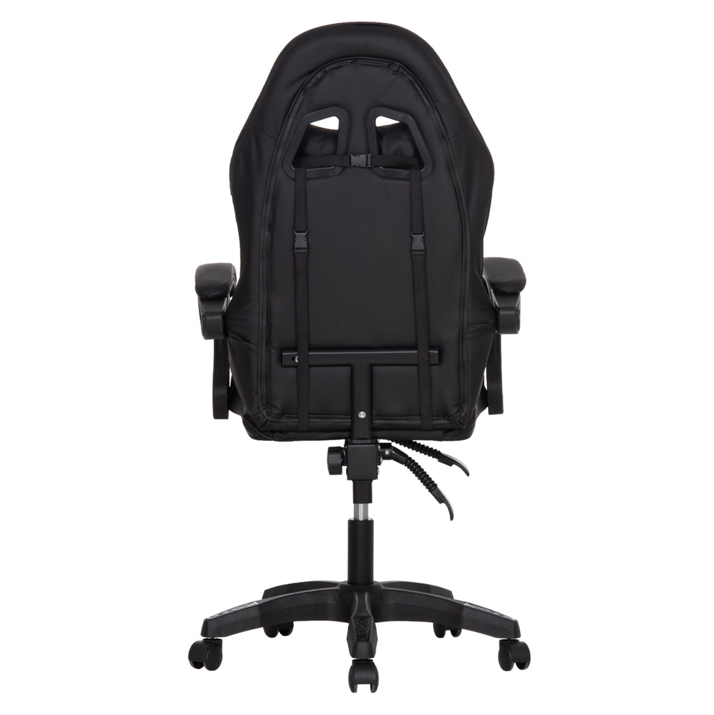 ΚΑΡΕΚΛΑ GAMING STRATUS HM1231.01 ΜΑΥΡΟ PVC--ΜΕ ΜΑΞIΛΑΡΑΚΙΑ ΜΕΣΗΣ/ΚΕΦΑΛΗΣ 60x59x117Υεκ