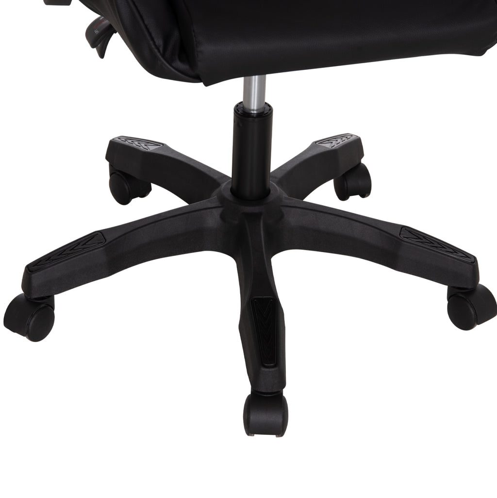 ΚΑΡΕΚΛΑ GAMING STRATUS HM1231.01 ΜΑΥΡΟ PVC--ΜΕ ΜΑΞIΛΑΡΑΚΙΑ ΜΕΣΗΣ/ΚΕΦΑΛΗΣ 60x59x117Υεκ
