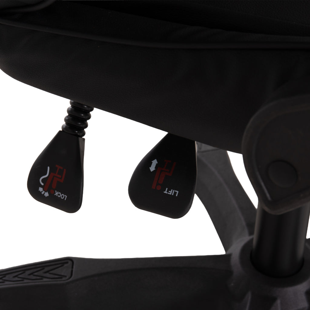 ΚΑΡΕΚΛΑ GAMING STRATUS HM1231.01 ΜΑΥΡΟ PVC--ΜΕ ΜΑΞIΛΑΡΑΚΙΑ ΜΕΣΗΣ/ΚΕΦΑΛΗΣ 60x59x117Υεκ