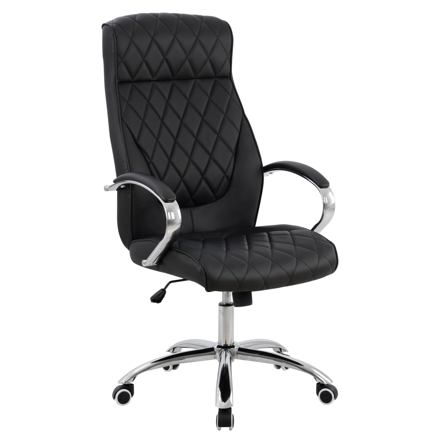 ΚΑΡΕΚΛΑ ΓΡΑΦΕΙΟΥ SHALY HM1098.01 PU ΣΕ ΜΑΥΡΟ 62x80x125Υεκ