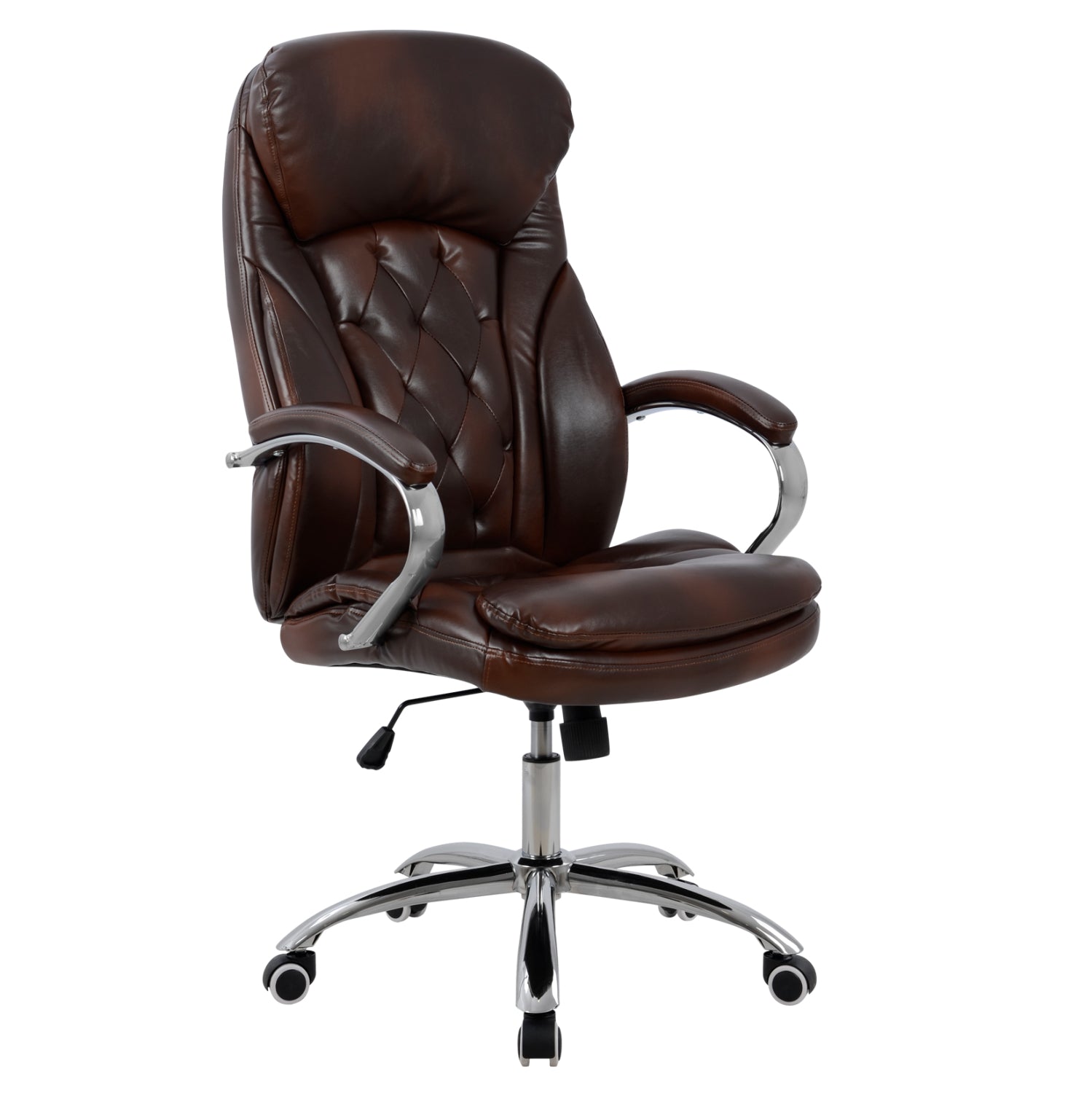 ΚΑΡΕΚΛΑ ΓΡΑΦΕΙΟΥ LANISHA HM1099.09 PU ΣΕ ΚΑΦΕ 65x73x125Υεκ
