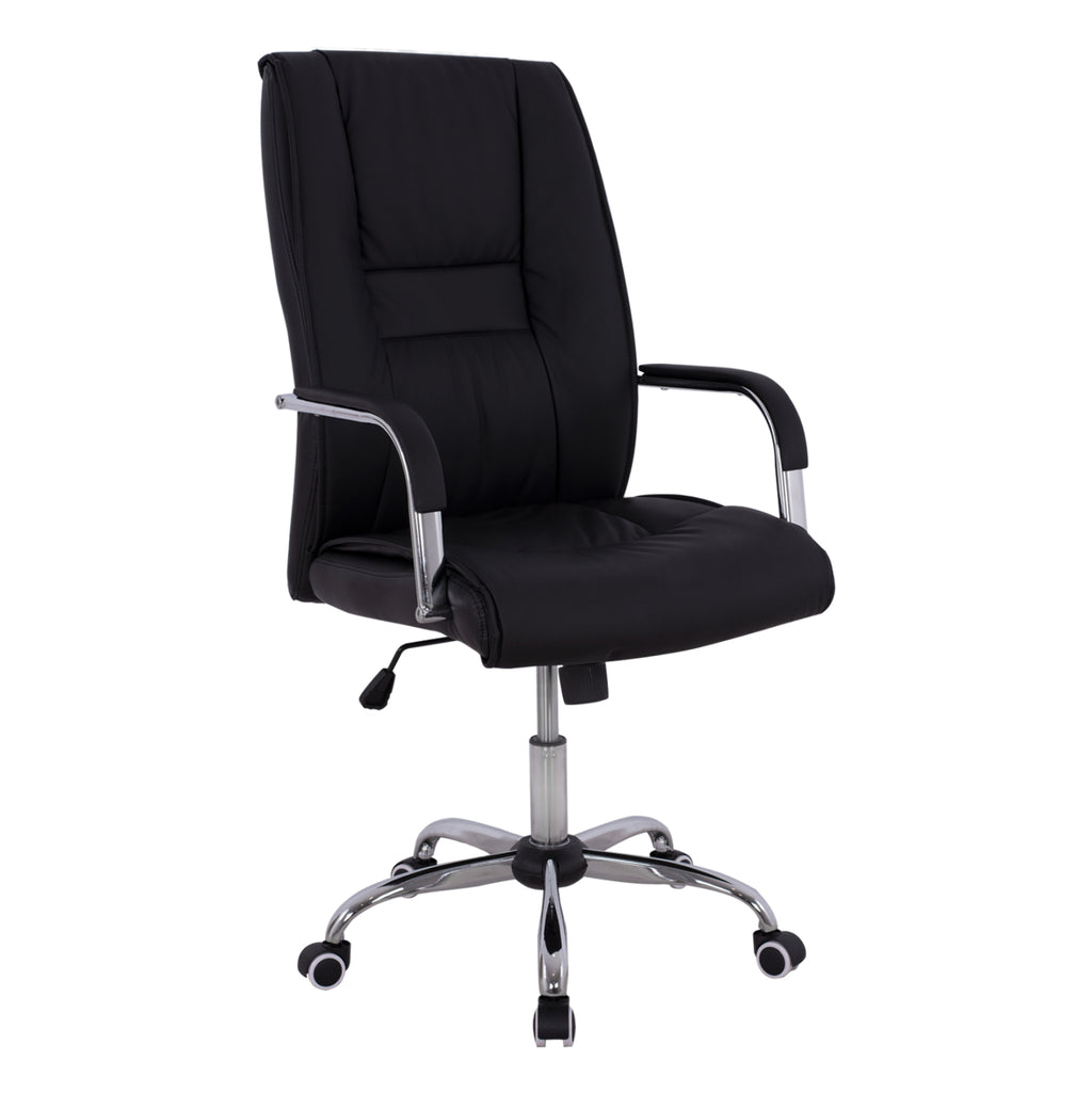 ΚΑΡΕΚΛΑ ΓΡΑΦΕΙΟΥ ANGEE HM1106.01 PU ΣΕ ΧΡΩΜΑ ΜΑΥΡΟ 58,5x70x120Υεκ