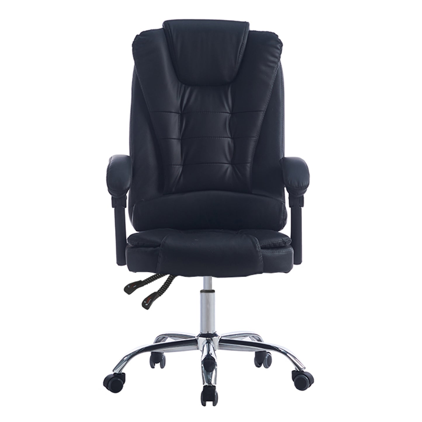 ΚΑΡΕΚΛΑ ΓΡΑΦΕΙΟΥ ΔΙΕΥΘΥΝΤΙΚΗ KYRON HM1221.01 ΜΑΥΡO PU--ΒΑΣΗ ΧΡΩΜΙΟΥ 65x46x112Υεκ