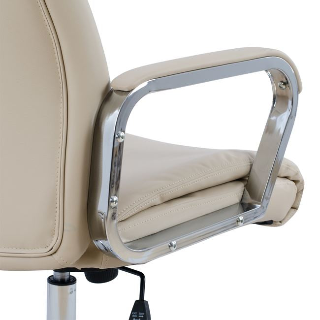 ΚΑΡΕΚΛΑ ΓΡΑΦΕΙΟΥ SHASHI HM1093.07 PU ΣΕ ΕΚΡΟΥ 63x80x118-126Yεκ