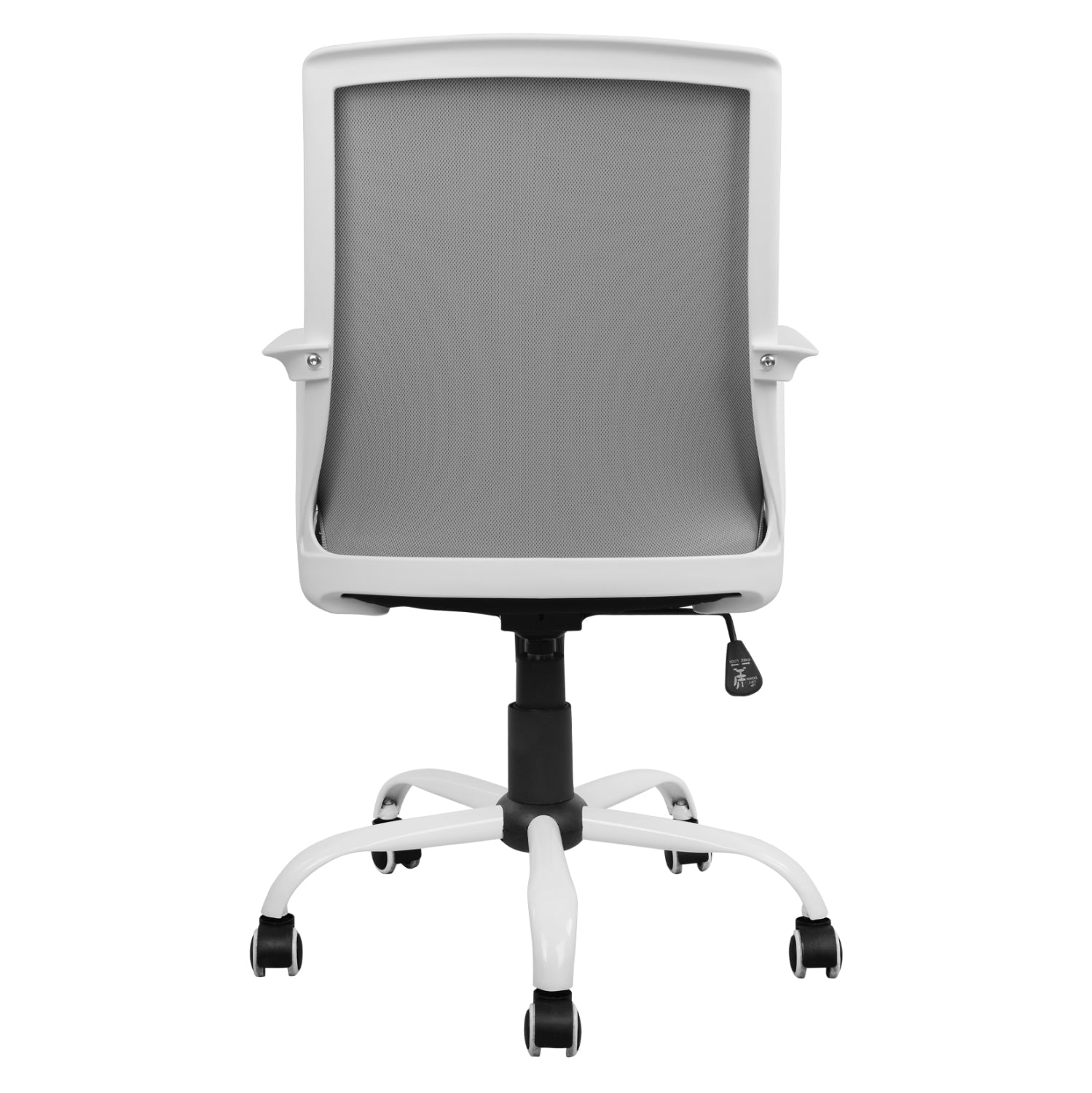 ΚΑΡΕΚΛΑ ΓΡΑΦΕΙΟΥ MALFOI HM1053.21 ΓΚΡΙ MESH & ΠΟΔΙ ΜΕΤΑΛΛΙΚΟ 58x59x103Υεκ