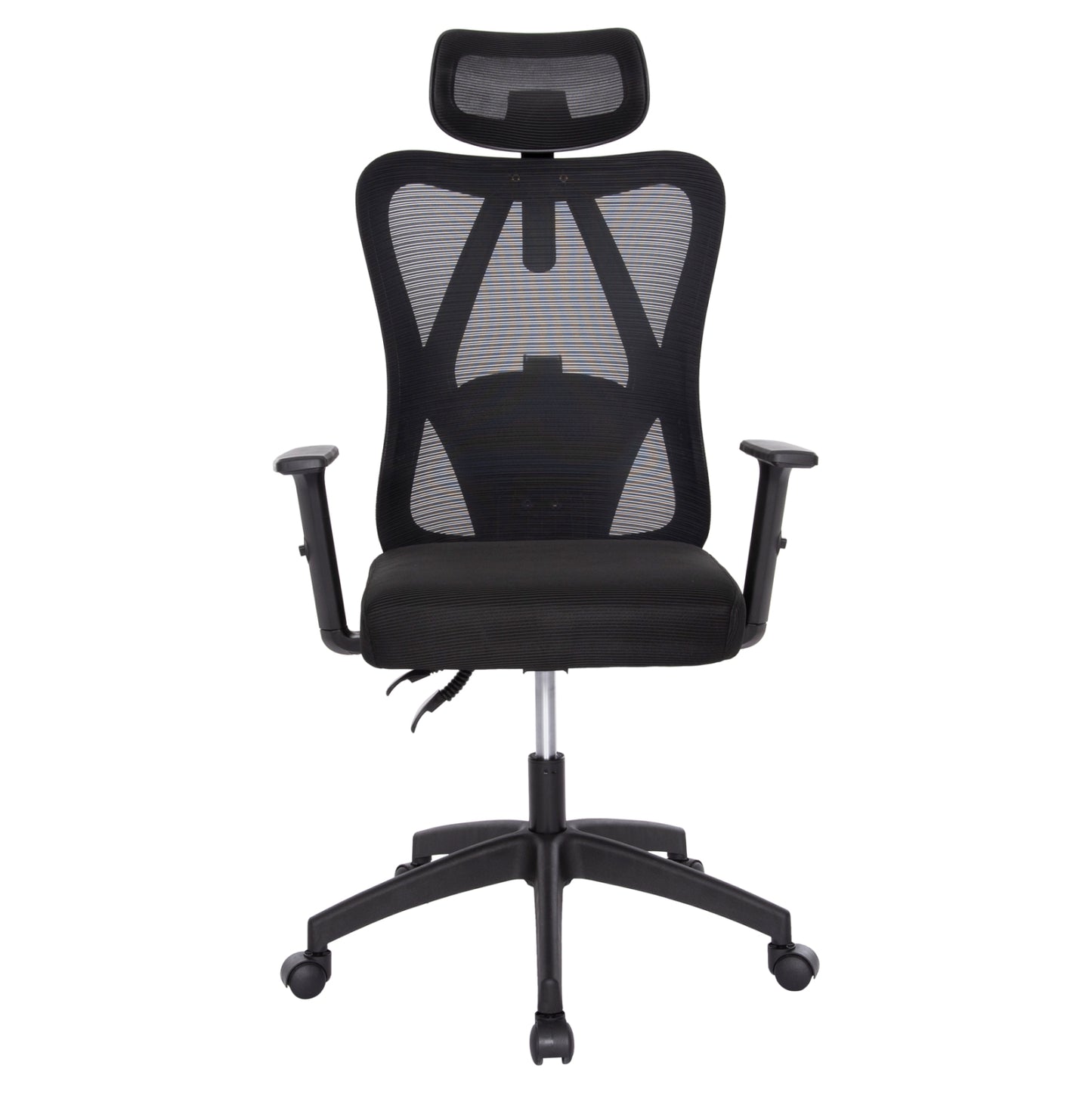 ΚΑΡΕΚΛΑ ΓΡΑΦΕΙΟΥ MEXER HM1195.01 ΜΑΥΡΟ MESH-PP ΒΑΣΗ 68x70x136Υεκ.