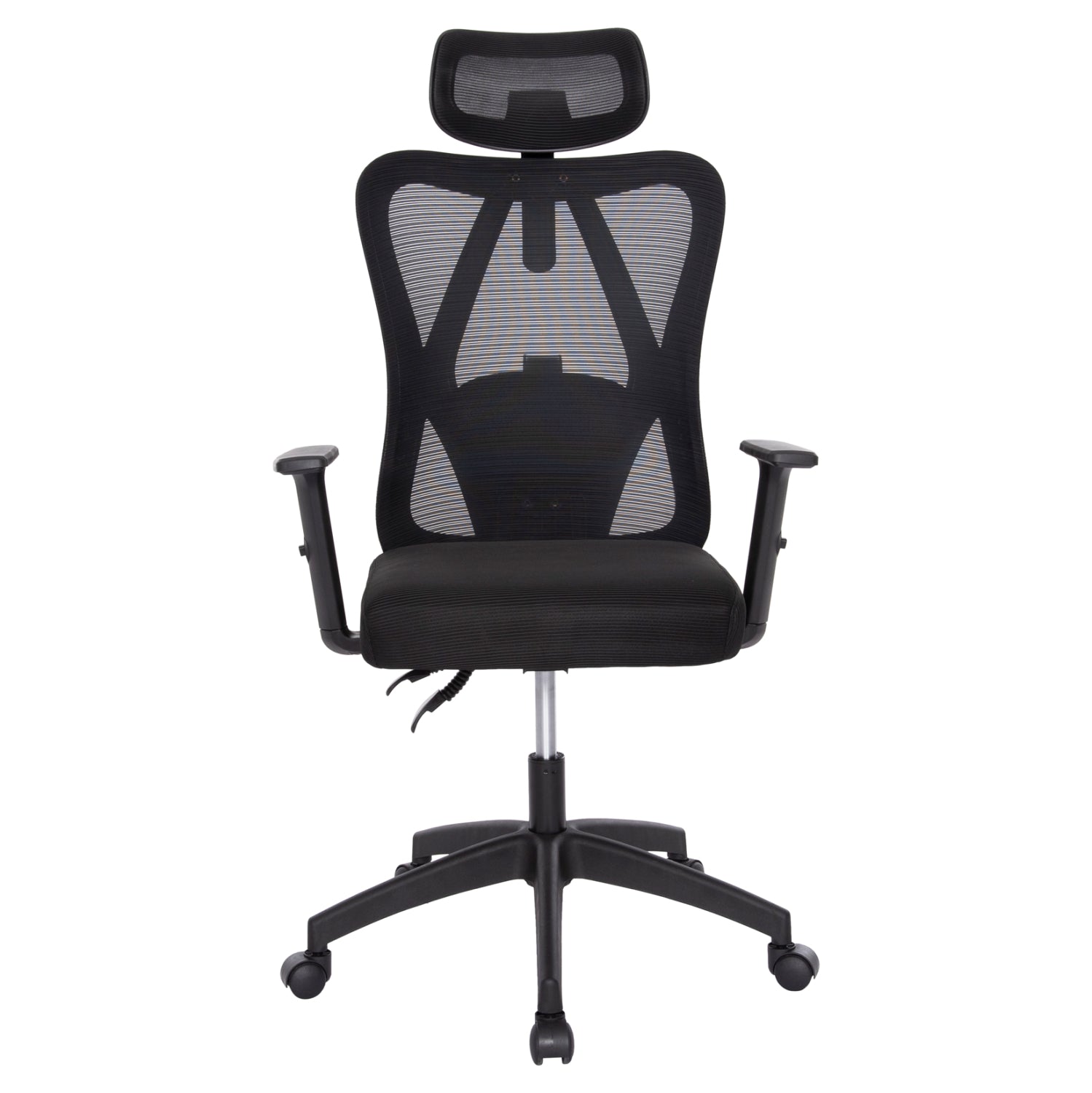 ΚΑΡΕΚΛΑ ΓΡΑΦΕΙΟΥ MEXER HM1195.01 ΜΑΥΡΟ MESH-PP ΒΑΣΗ 68x70x136Υεκ.