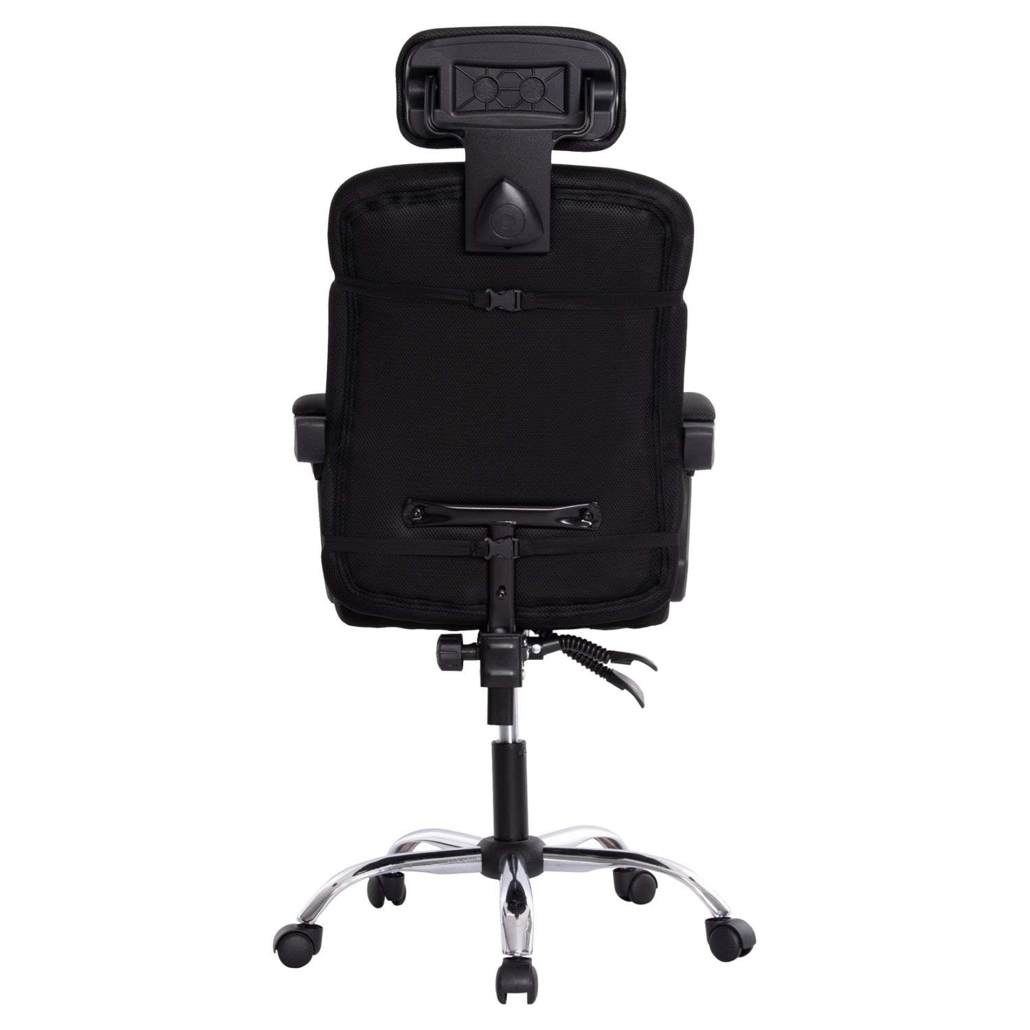 ΚΑΡΕΚΛΑ ΓΡΑΦΕΙΟΥ CRONER HM1196.01 ΜΑΥΡΟ MESH-ΜΕΤΑΛ.ΒΑΣΗ 58x99x120Υεκ.
