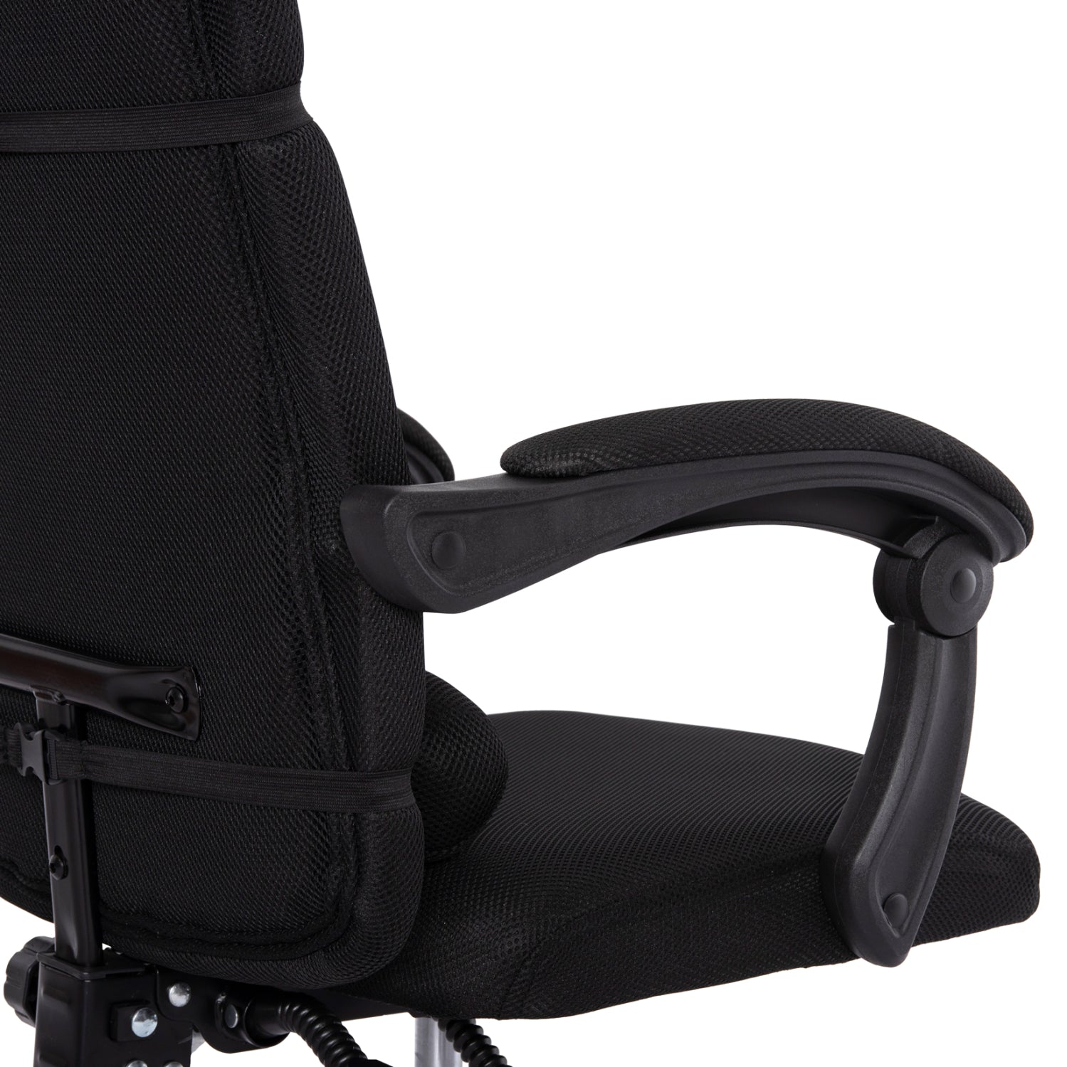 ΚΑΡΕΚΛΑ ΓΡΑΦΕΙΟΥ CRONER HM1196.01 ΜΑΥΡΟ MESH-ΜΕΤΑΛ.ΒΑΣΗ 58x99x120Υεκ.