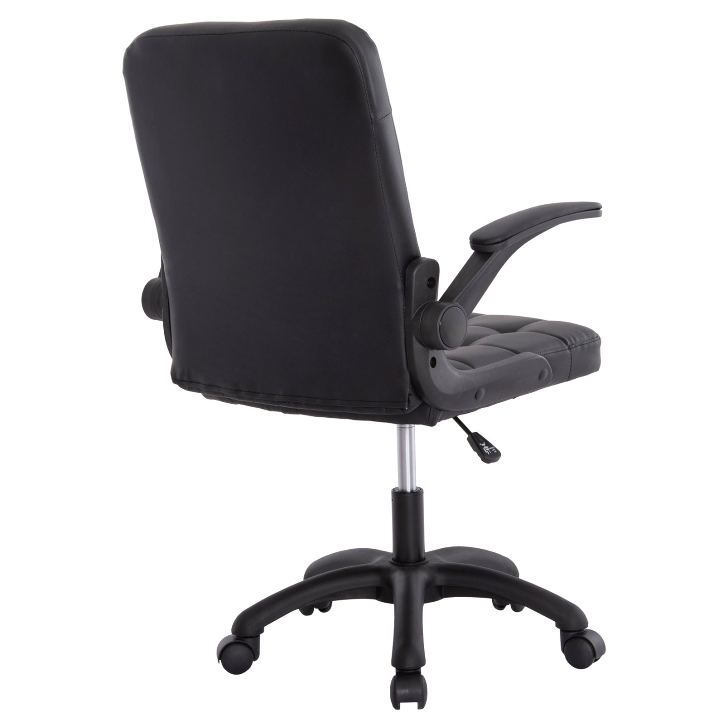 ΚΑΡΕΚΛΑ ΓΡΑΦΕΙΟΥ PORTIMA HM1197.01 ΜΑΥΡΟ PVC-ΣΚΕΛΕΤΟΣ & ΒΑΣΗ 69x57x97Υεκ.