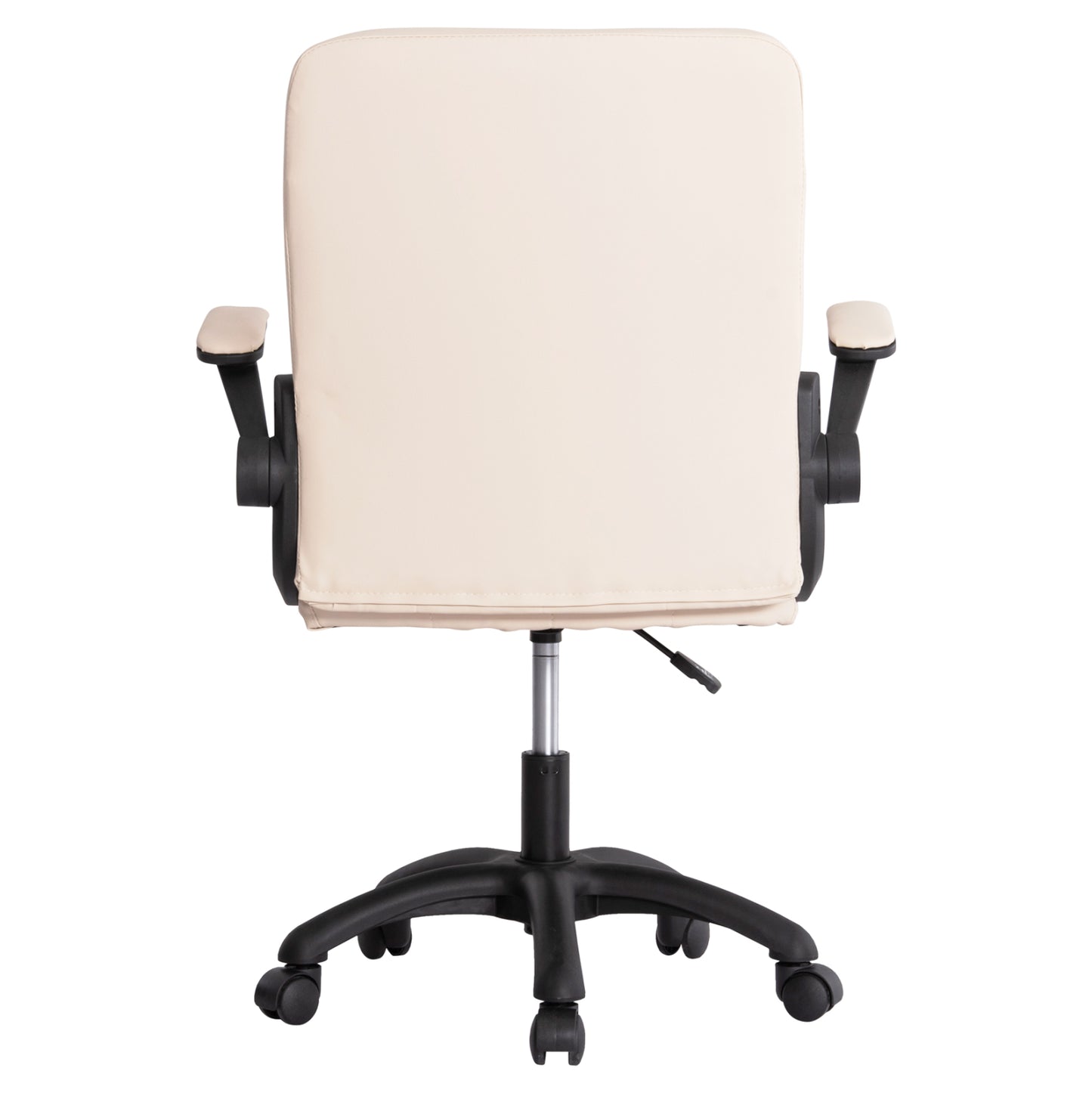 ΚΑΡΕΚΛΑ ΓΡΑΦΕΙΟΥ PORTIMA HM1197.04 ΜΠΕΖ PVC-ΜΑΥΡΟΣ ΣΚΕΛΕΤΟΣ & ΒΑΣΗ 66.5x57x97Υεκ