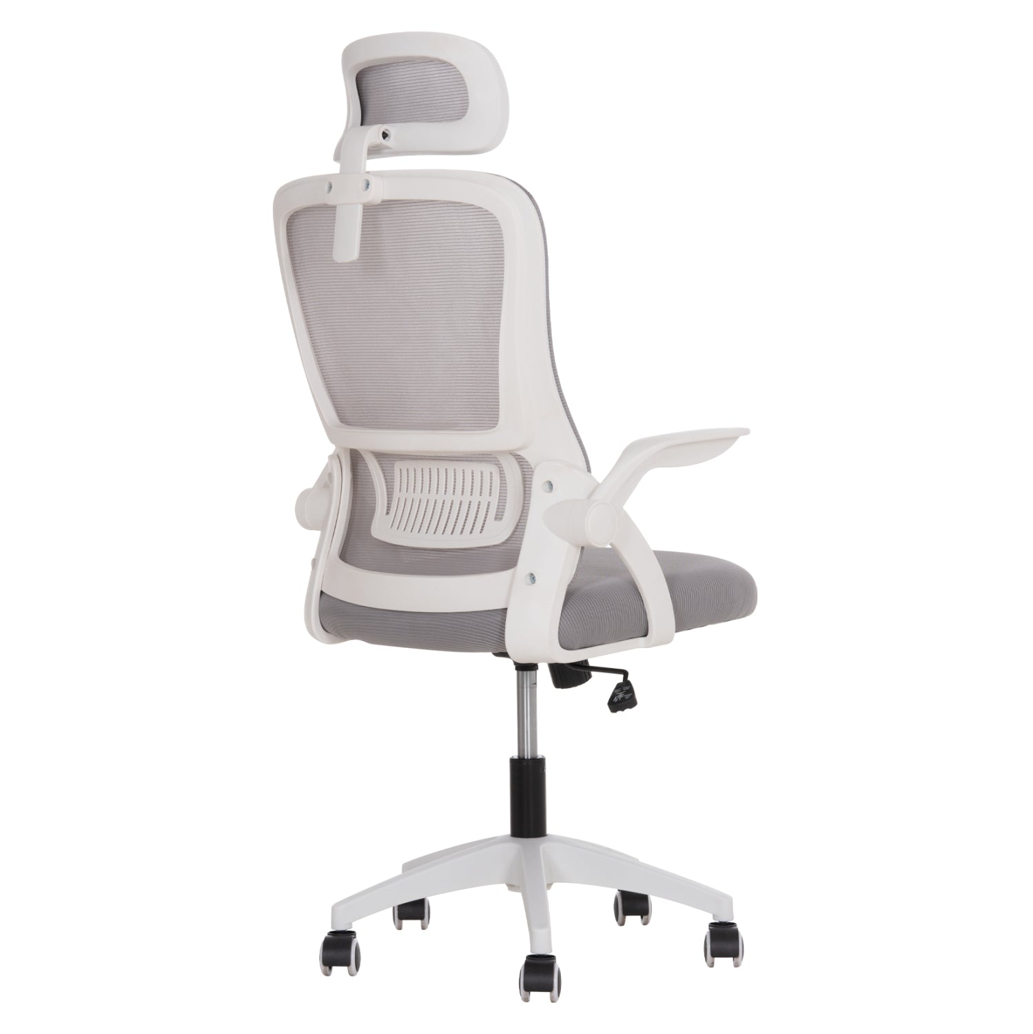 ΚΑΡΕΚΛΑ ΓΡΑΦΕΙΟΥ BLAZER HM1205.02 ΓΚΡΙ MESH-ΛΕΥΚΟΣ ΣΚΕΛΕΤΟΣ 60x58x110-130Υεκ.
