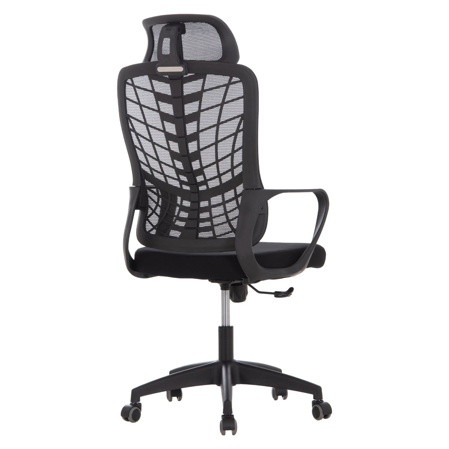 ΚΑΡΕΚΛΑ ΓΡΑΦΕΙΟΥ ELVAR HM1219.01 ΜΑΥΡO MESH--ΒΑΣΗ ΠΟΛΥΠΡΟΠΥΛΕΝΙΟΥ 63x56x125Υεκ