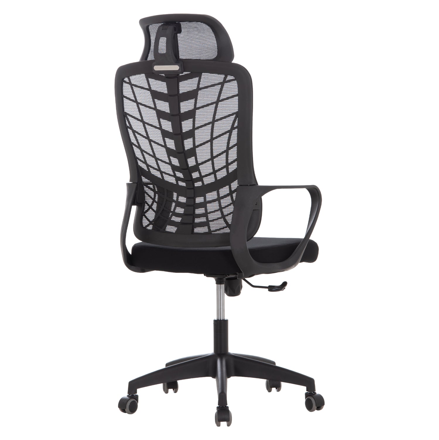 ΚΑΡΕΚΛΑ ΓΡΑΦΕΙΟΥ ELVAR HM1219.01 ΜΑΥΡO MESH--ΒΑΣΗ ΠΟΛΥΠΡΟΠΥΛΕΝΙΟΥ 63x56x125Υεκ