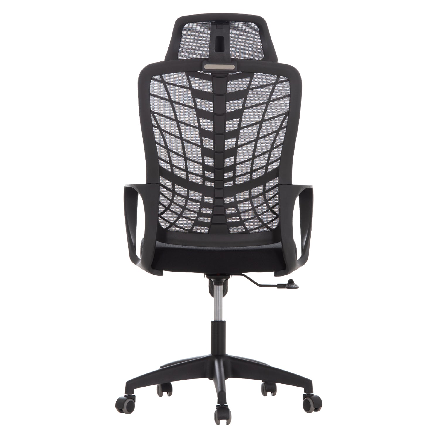 ΚΑΡΕΚΛΑ ΓΡΑΦΕΙΟΥ ELVAR HM1219.01 ΜΑΥΡO MESH--ΒΑΣΗ ΠΟΛΥΠΡΟΠΥΛΕΝΙΟΥ 63x56x125Υεκ
