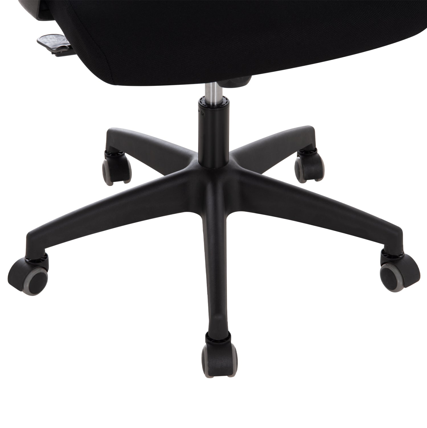 ΚΑΡΕΚΛΑ ΓΡΑΦΕΙΟΥ ELVAR HM1219.01 ΜΑΥΡO MESH--ΒΑΣΗ ΠΟΛΥΠΡΟΠΥΛΕΝΙΟΥ 63x56x125Υεκ