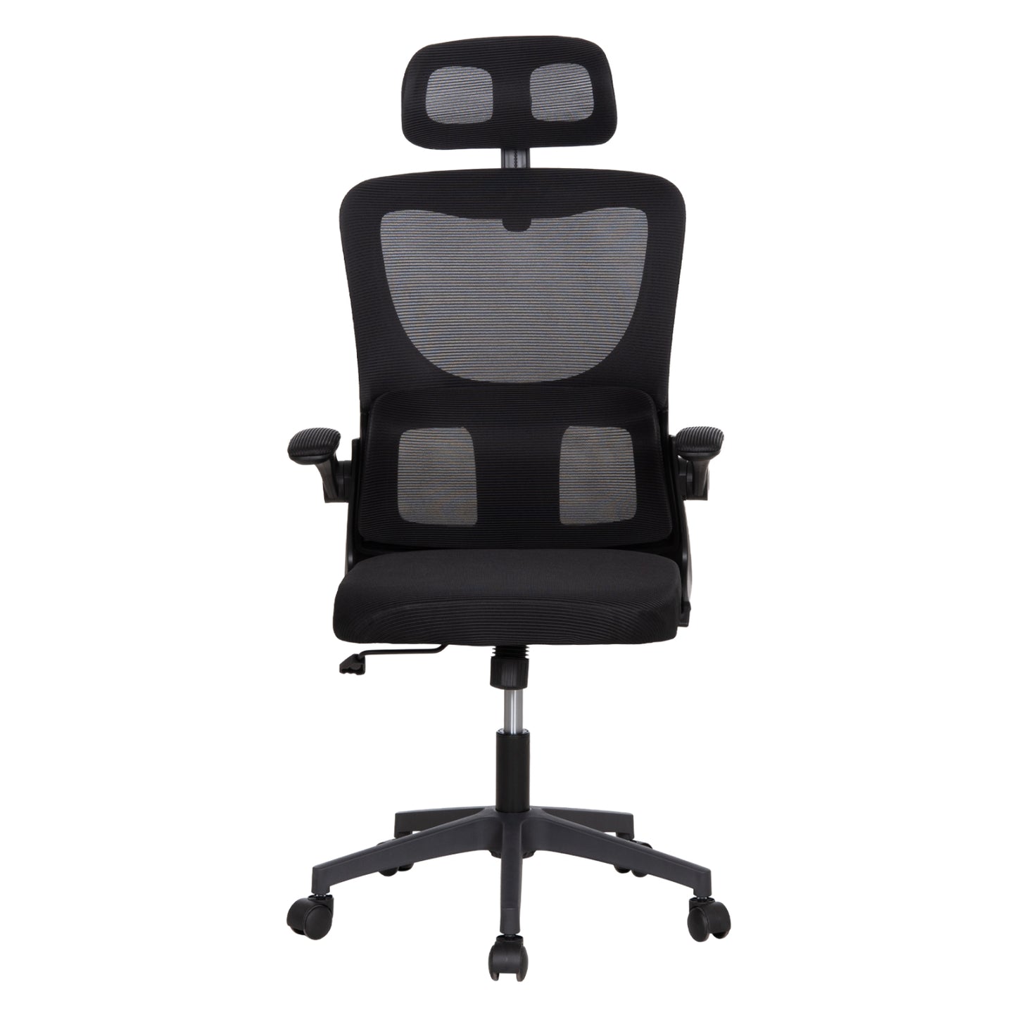 ΚΑΡΕΚΛΑ ΓΡΑΦΕΙΟΥ KESI HM1222.01 ΜΑΥΡO MESH & PP 61x62x125Υεκ.