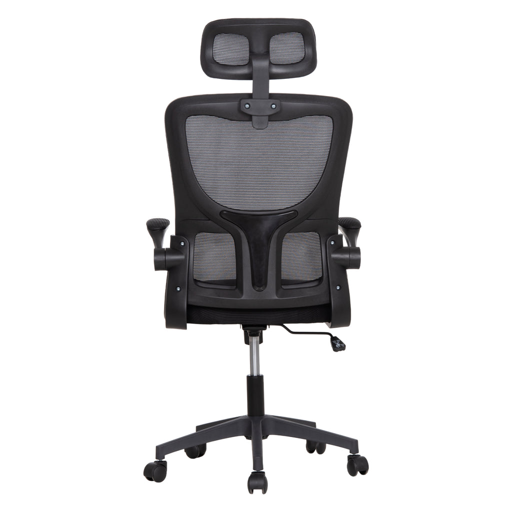 ΚΑΡΕΚΛΑ ΓΡΑΦΕΙΟΥ KESI HM1222.01 ΜΑΥΡO MESH & PP 61x62x125Υεκ.