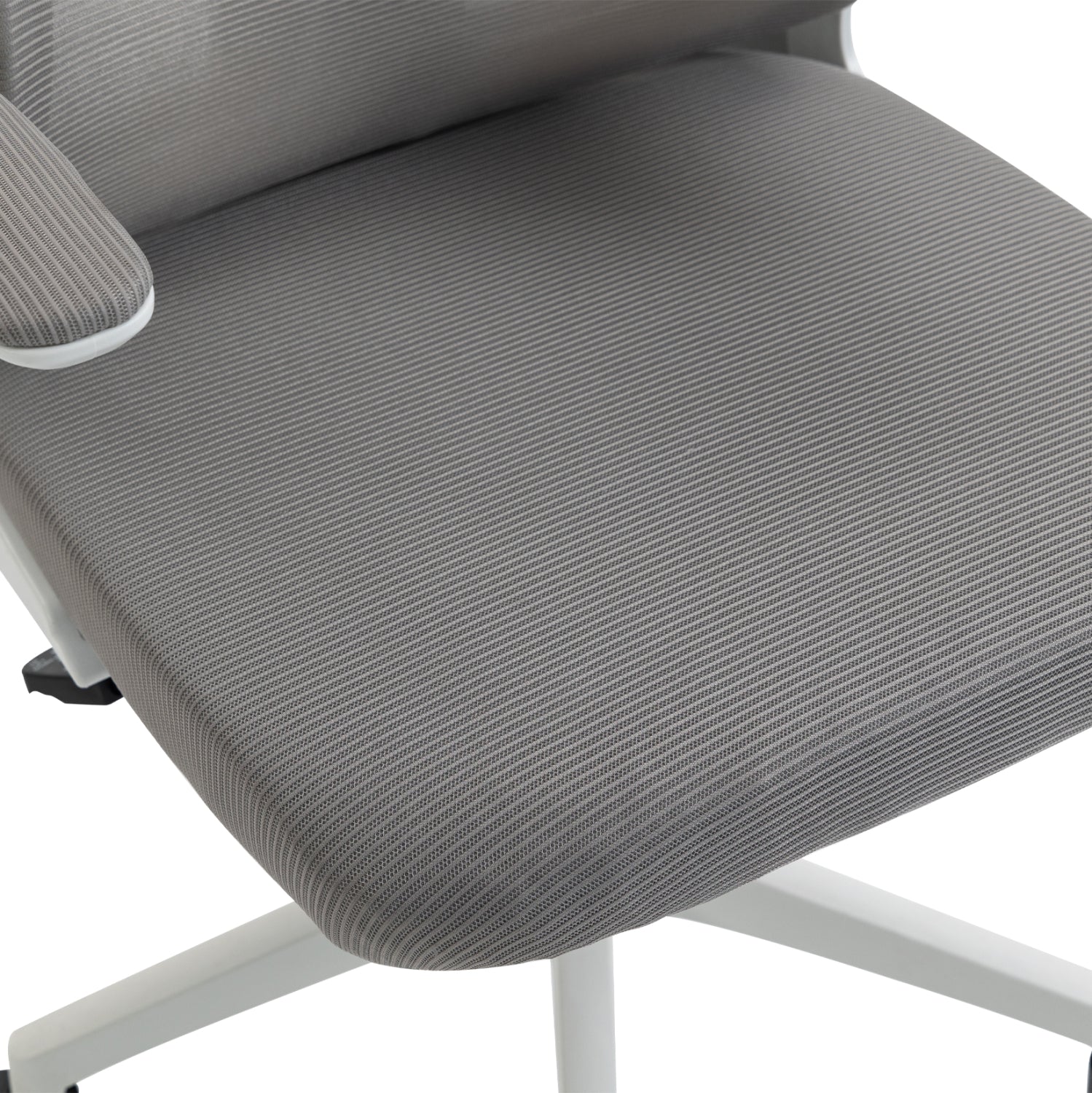 ΚΑΡΕΚΛΑ ΓΡΑΦΕΙΟΥ KESI HM1222.02 ΑΝΟΙΧΤΟ ΓΚΡΙ MESH--ΛΕΥΚΟ PP 52x50x122Υεκ.