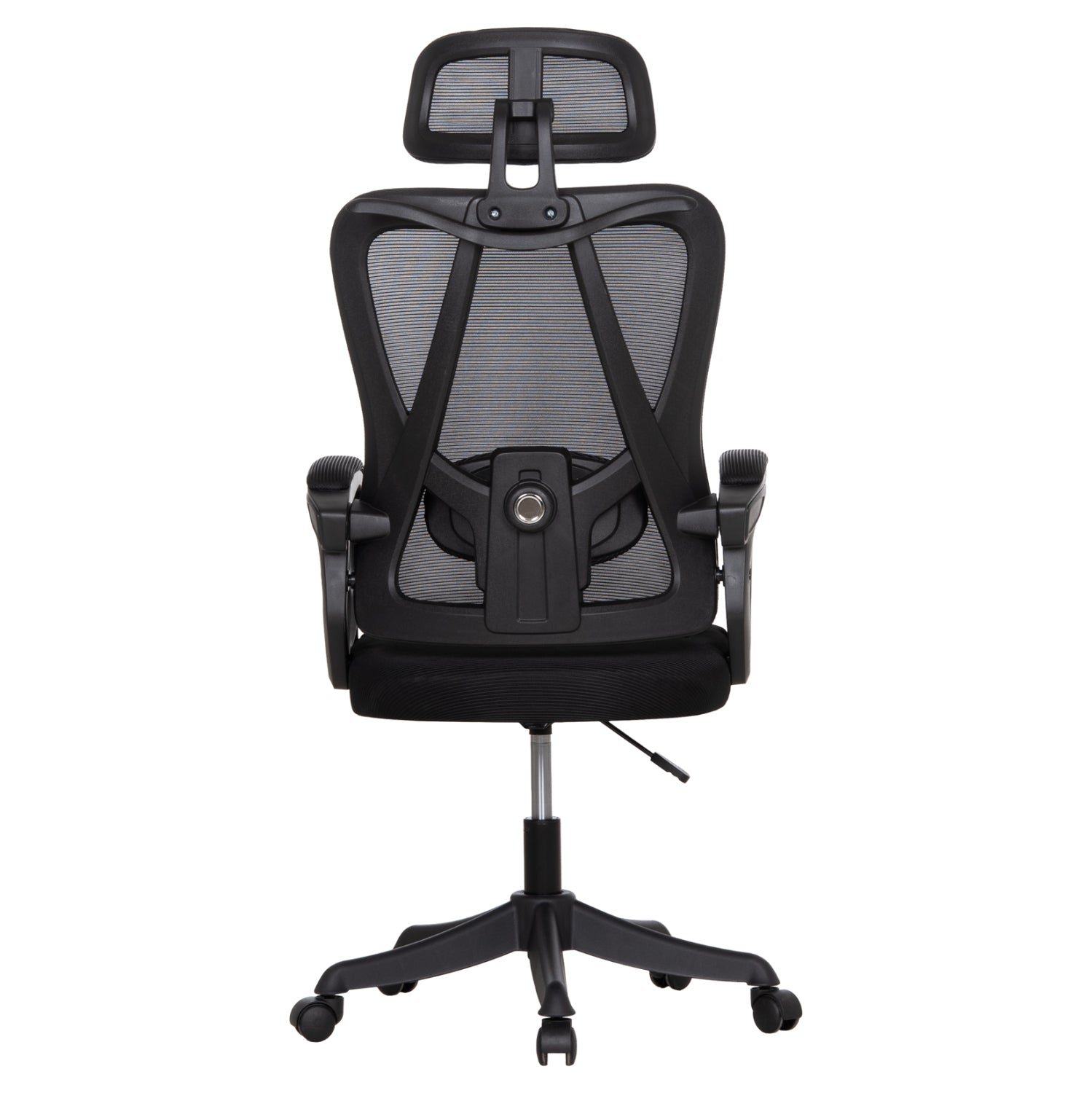 ΚΑΡΕΚΛΑ ΓΡΑΦΕΙΟΥ FRANTIC HM1224.01 ΜΑΥΡO MESH & ΠΟΛΥΠΡΟΠΥΛΕΝΙΟ 60x66x130Υεκ