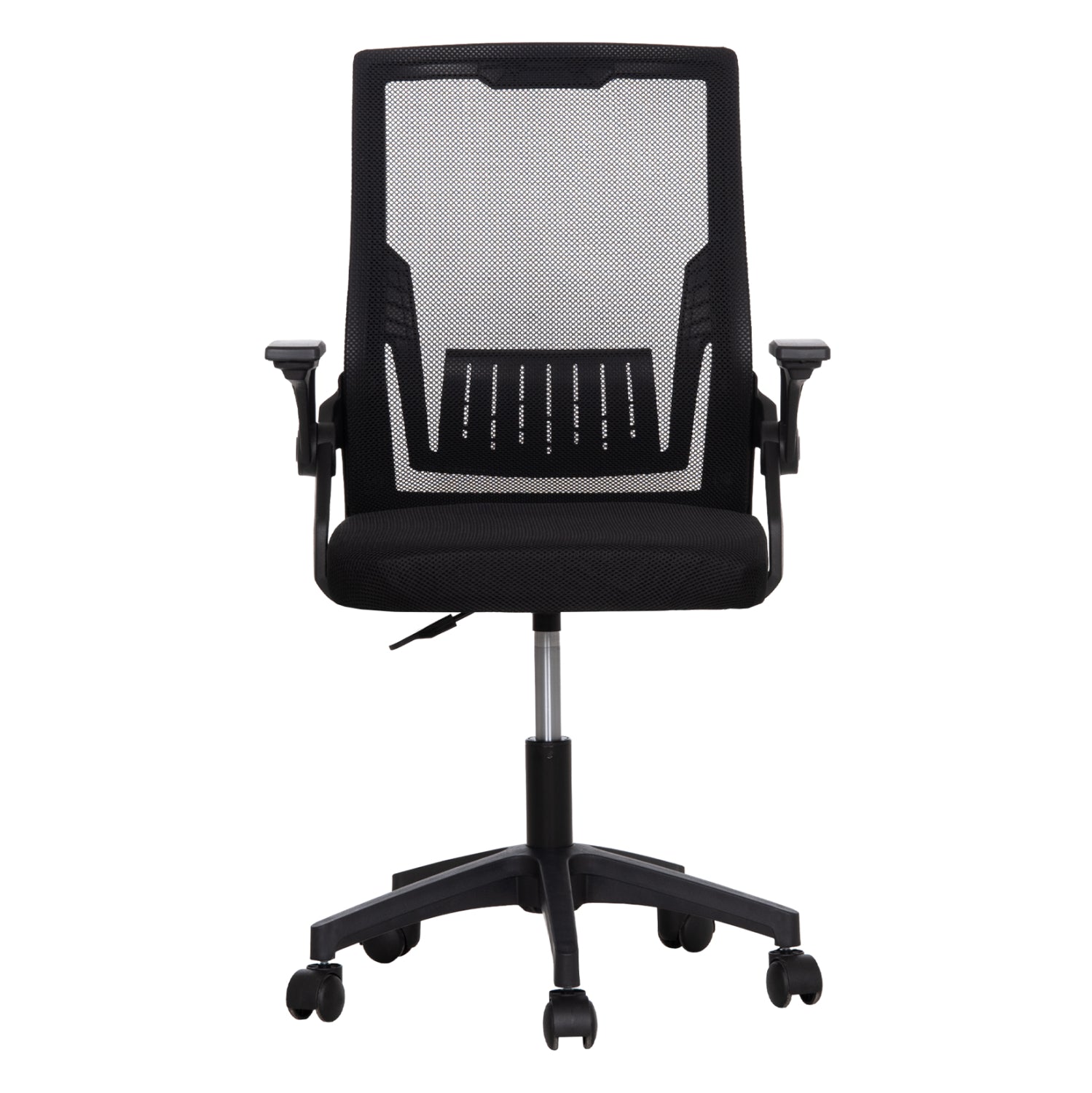 ΚΑΡΕΚΛΑ ΓΡΑΦΕΙΟΥ ZENITH HM1225.01 PP & MESH ΥΦΑΣΜΑ--ΜΑΥΡΟ 58x55x100Υεκ