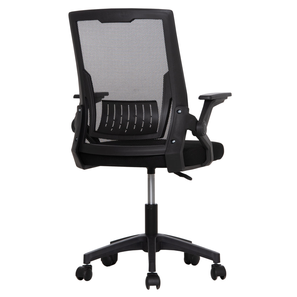 ΚΑΡΕΚΛΑ ΓΡΑΦΕΙΟΥ ZENITH HM1225.01 PP & MESH ΥΦΑΣΜΑ--ΜΑΥΡΟ 58x55x100Υεκ