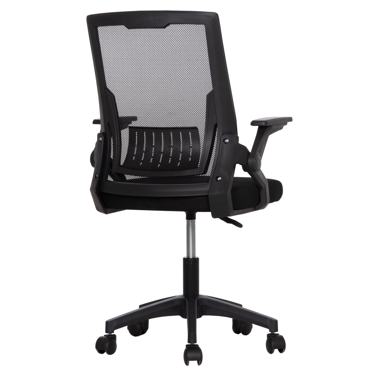 ΚΑΡΕΚΛΑ ΓΡΑΦΕΙΟΥ ZENITH HM1225.01 PP & MESH ΥΦΑΣΜΑ--ΜΑΥΡΟ 58x55x100Υεκ