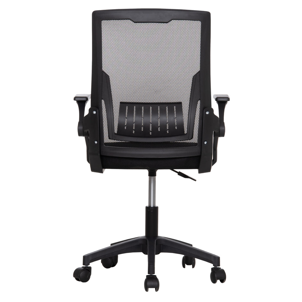 ΚΑΡΕΚΛΑ ΓΡΑΦΕΙΟΥ ZENITH HM1225.01 PP & MESH ΥΦΑΣΜΑ--ΜΑΥΡΟ 58x55x100Υεκ