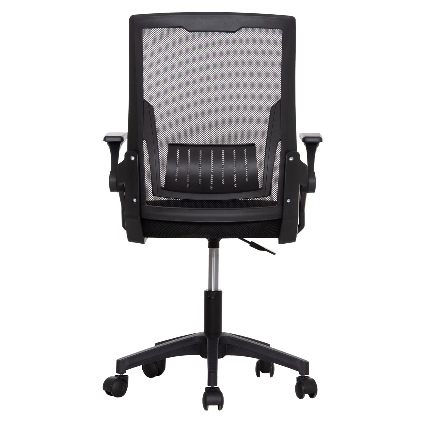 ΚΑΡΕΚΛΑ ΓΡΑΦΕΙΟΥ ZENITH HM1225.01 PP & MESH ΥΦΑΣΜΑ--ΜΑΥΡΟ 58x55x100Υεκ
