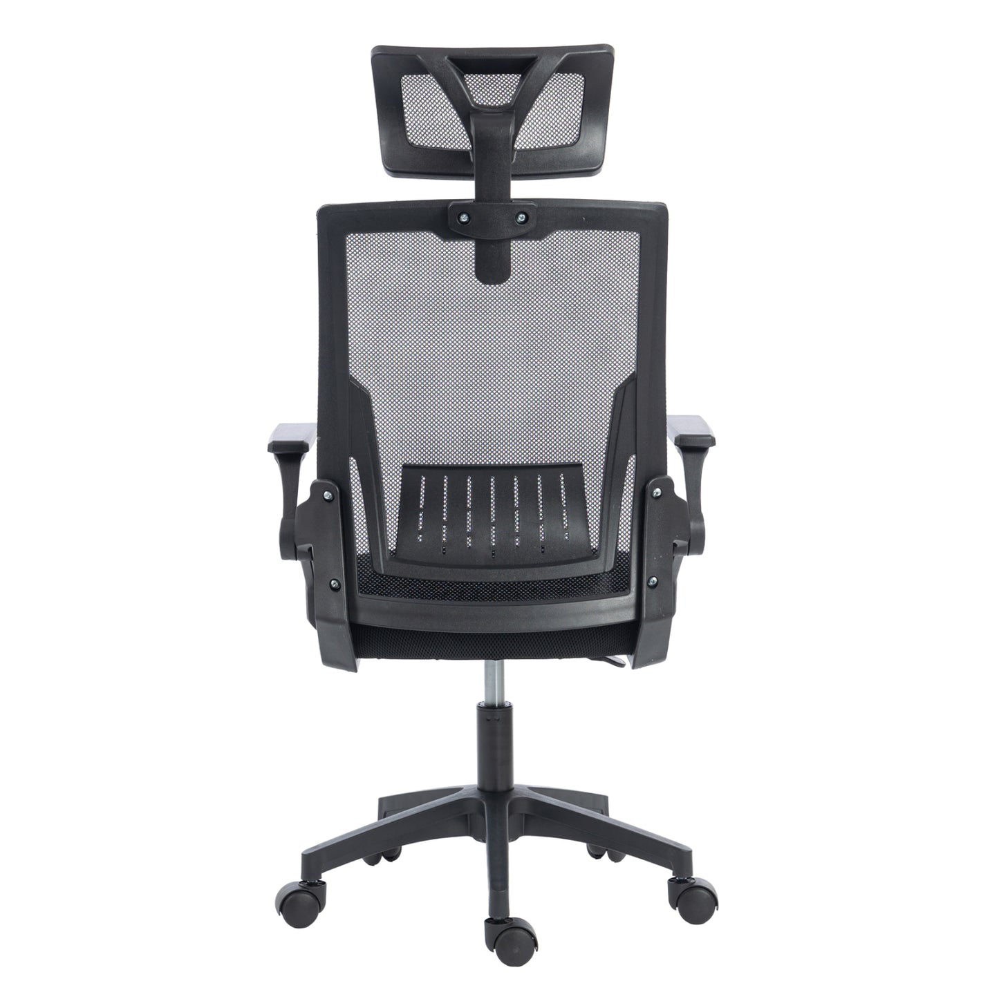 ΚΑΡΕΚΛΑ ΓΡΑΦΕΙΟΥ MATRON HM1226.01 ΜΑΥΡO PP & MESH ΥΦΑΣΜΑ 47x47x128Υεκ