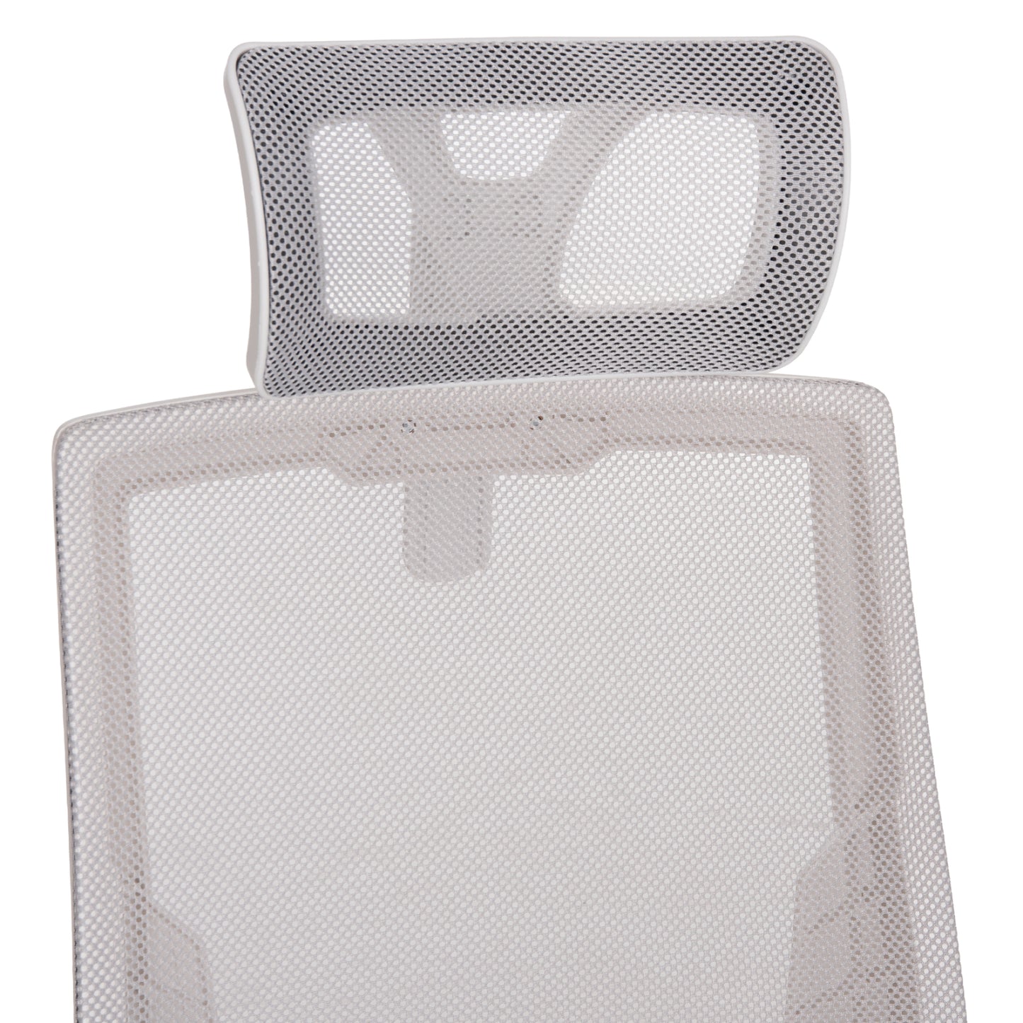 ΚΑΡΕΚΛΑ ΓΡΑΦΕΙΟΥ MATRON HM1226.02 ΛΕΥΚΟ PP--ΑΝΟΙΧΤΟ ΓΚΡΙ MESH 59x55x115Υεκ