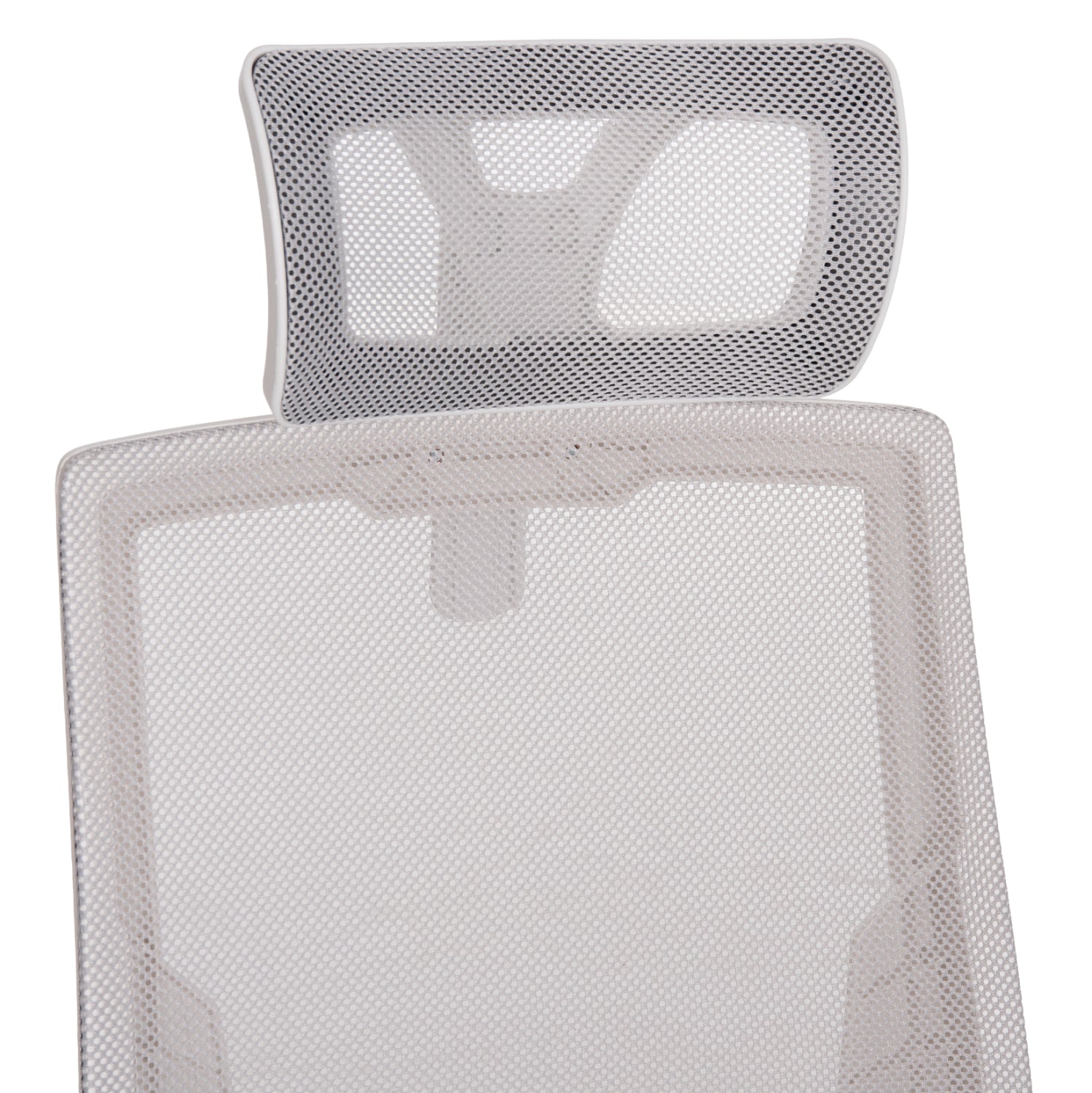 ΚΑΡΕΚΛΑ ΓΡΑΦΕΙΟΥ MATRON HM1226.02 ΛΕΥΚΟ PP--ΑΝΟΙΧΤΟ ΓΚΡΙ MESH 59x55x115Υεκ